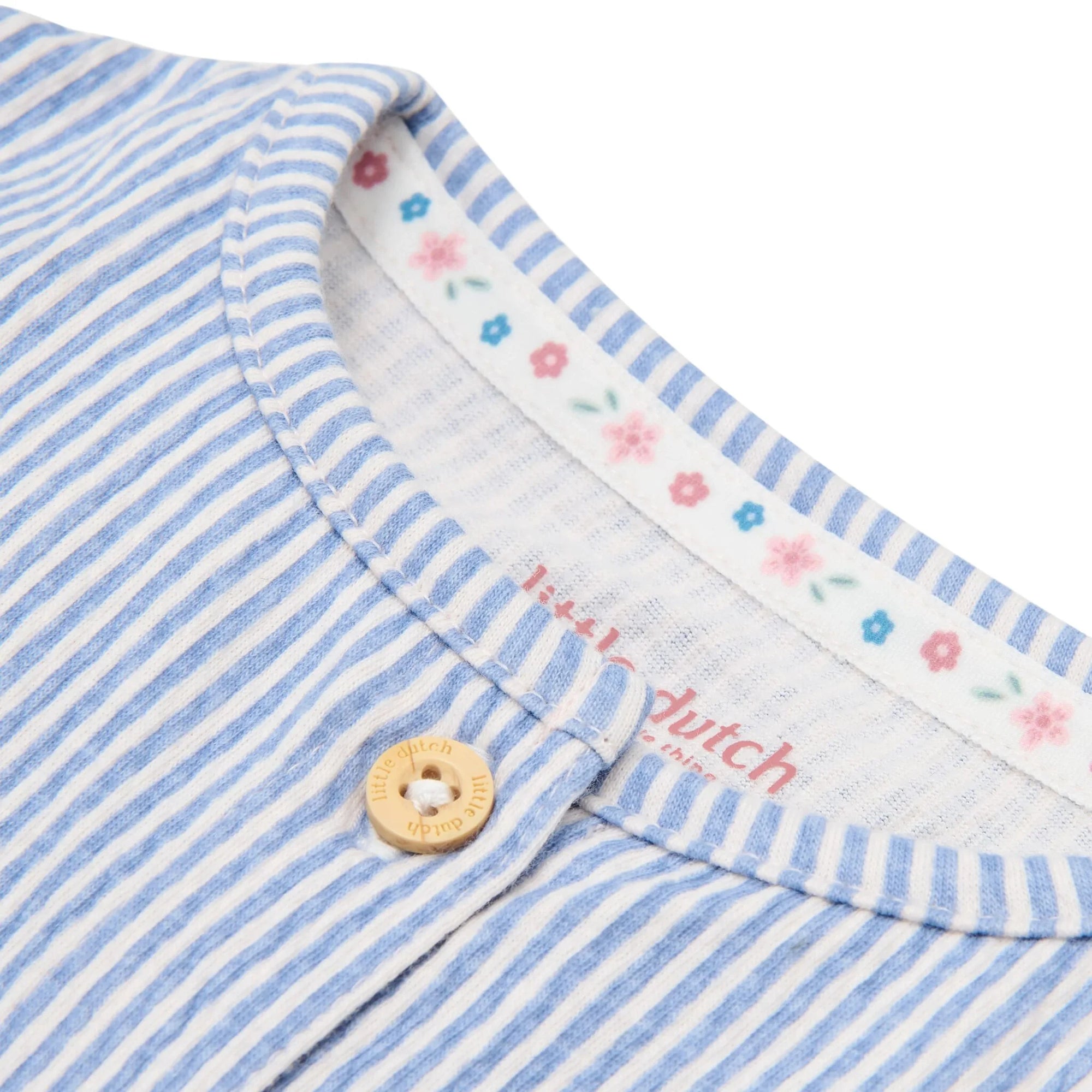Camicetta Denim Blue Stripe - Little Dutch