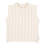 Canottiera in maglia Creme - Little Dutch