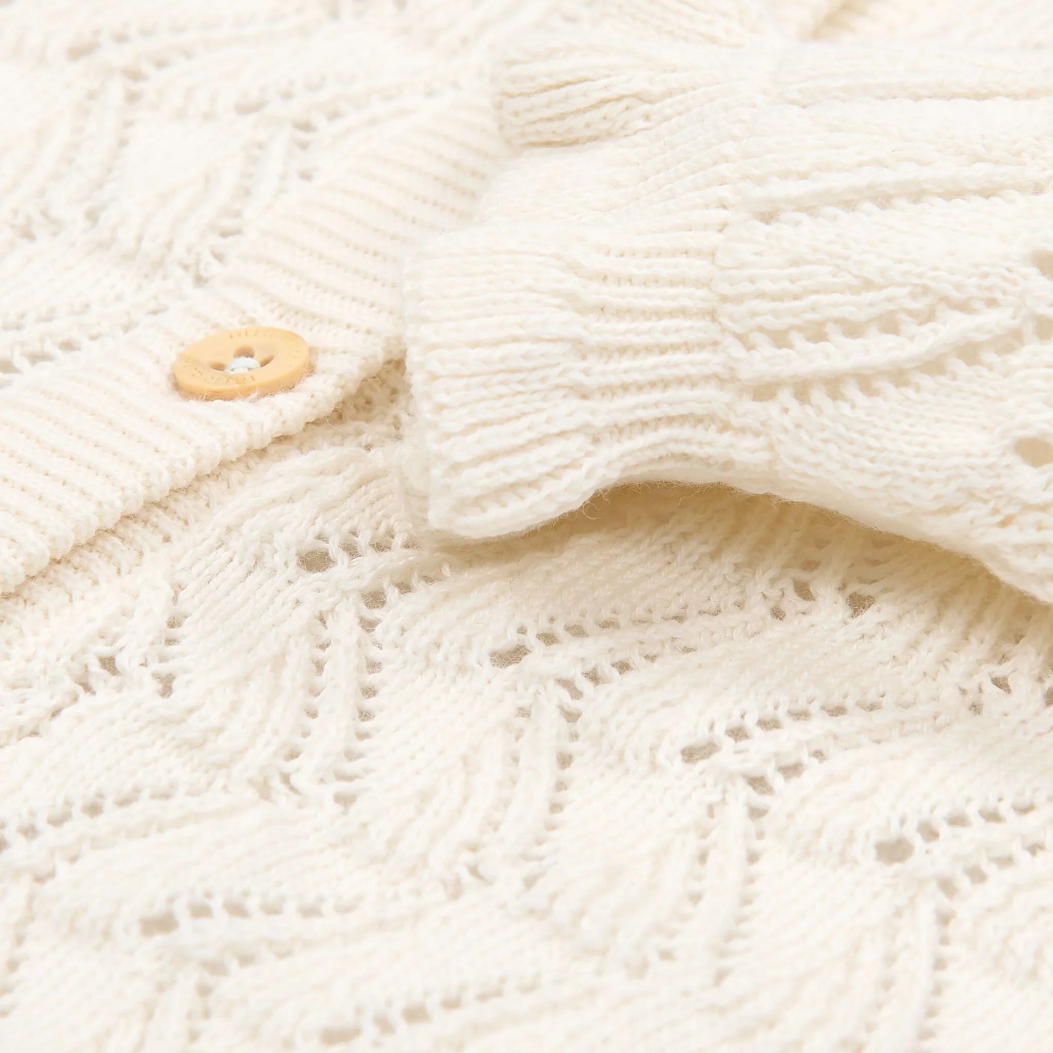 Cardigan in maglia Creme - Little Dutch
