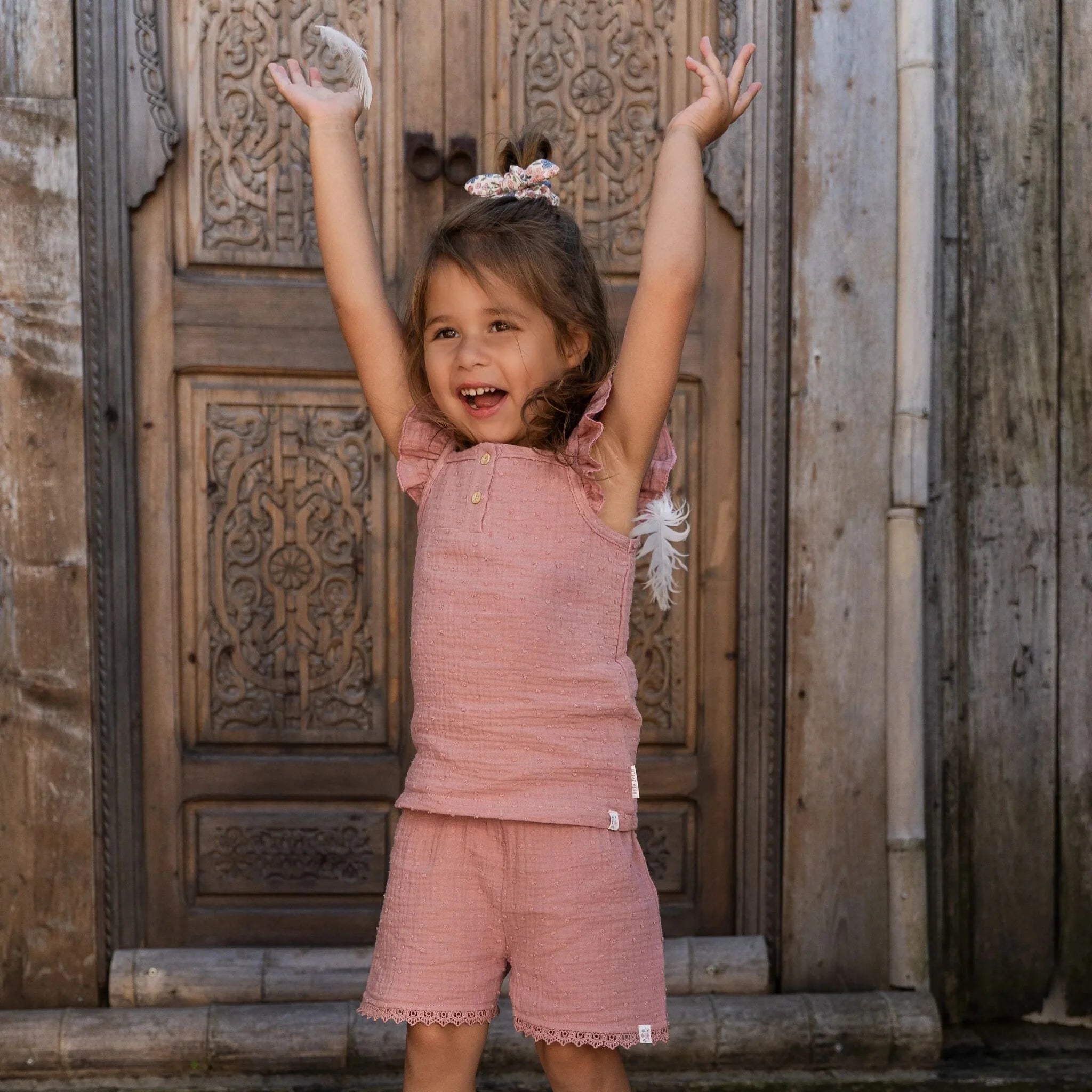 Shorts Pink Blush - Little Dutch
