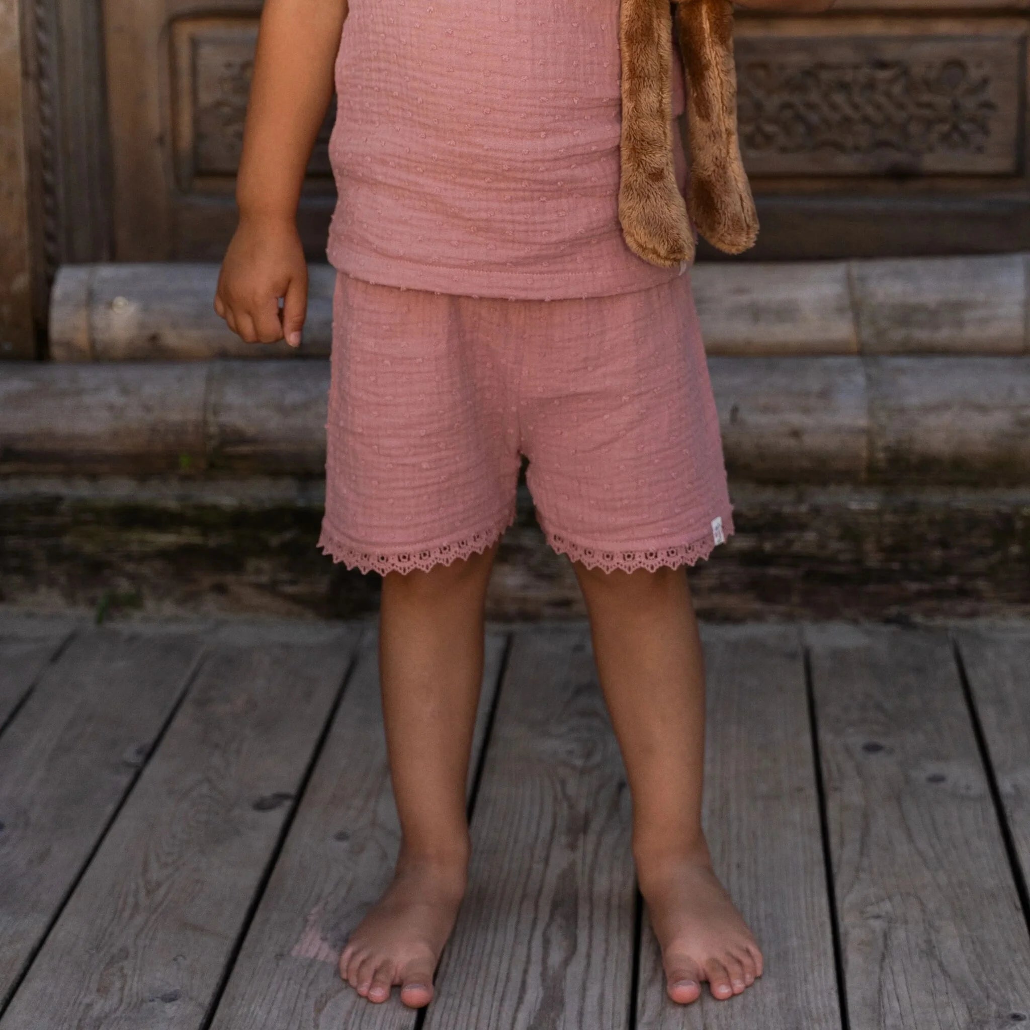 Shorts Pink Blush - Little Dutch