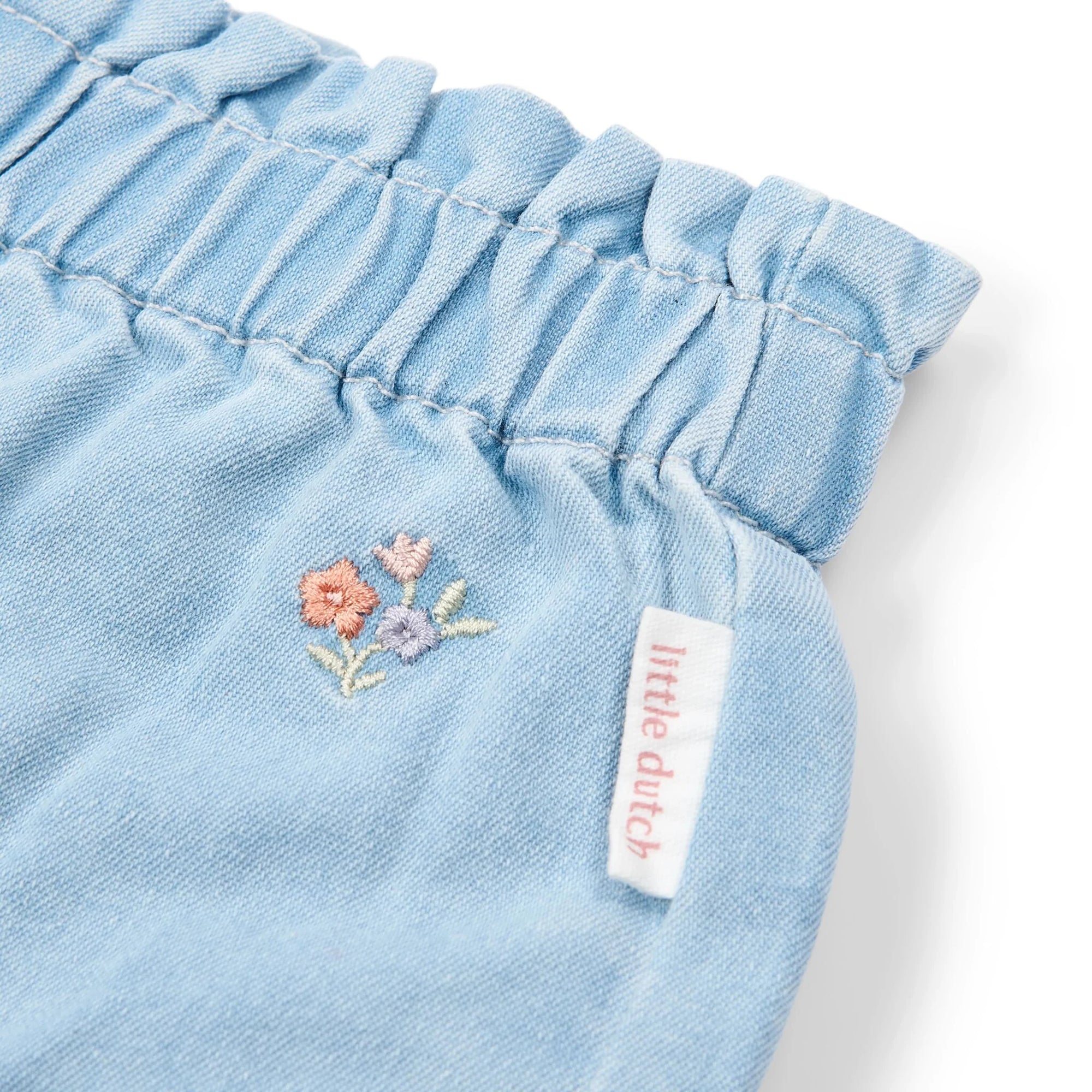 Shorts Denim con ricamo - Little Dutch