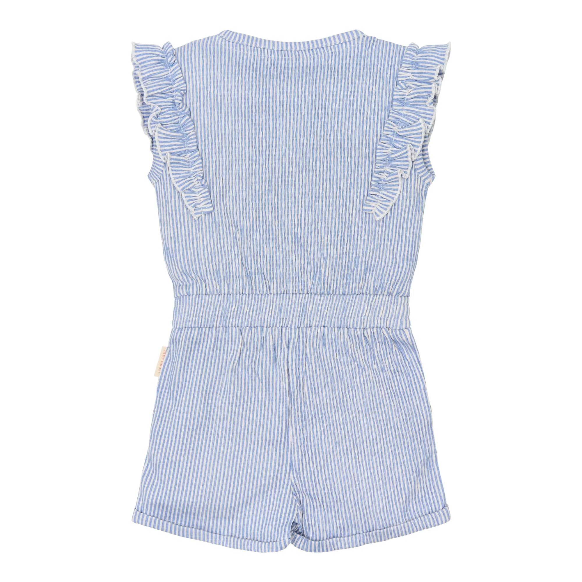 Salopette Denim Blue Stripe - Little Dutch