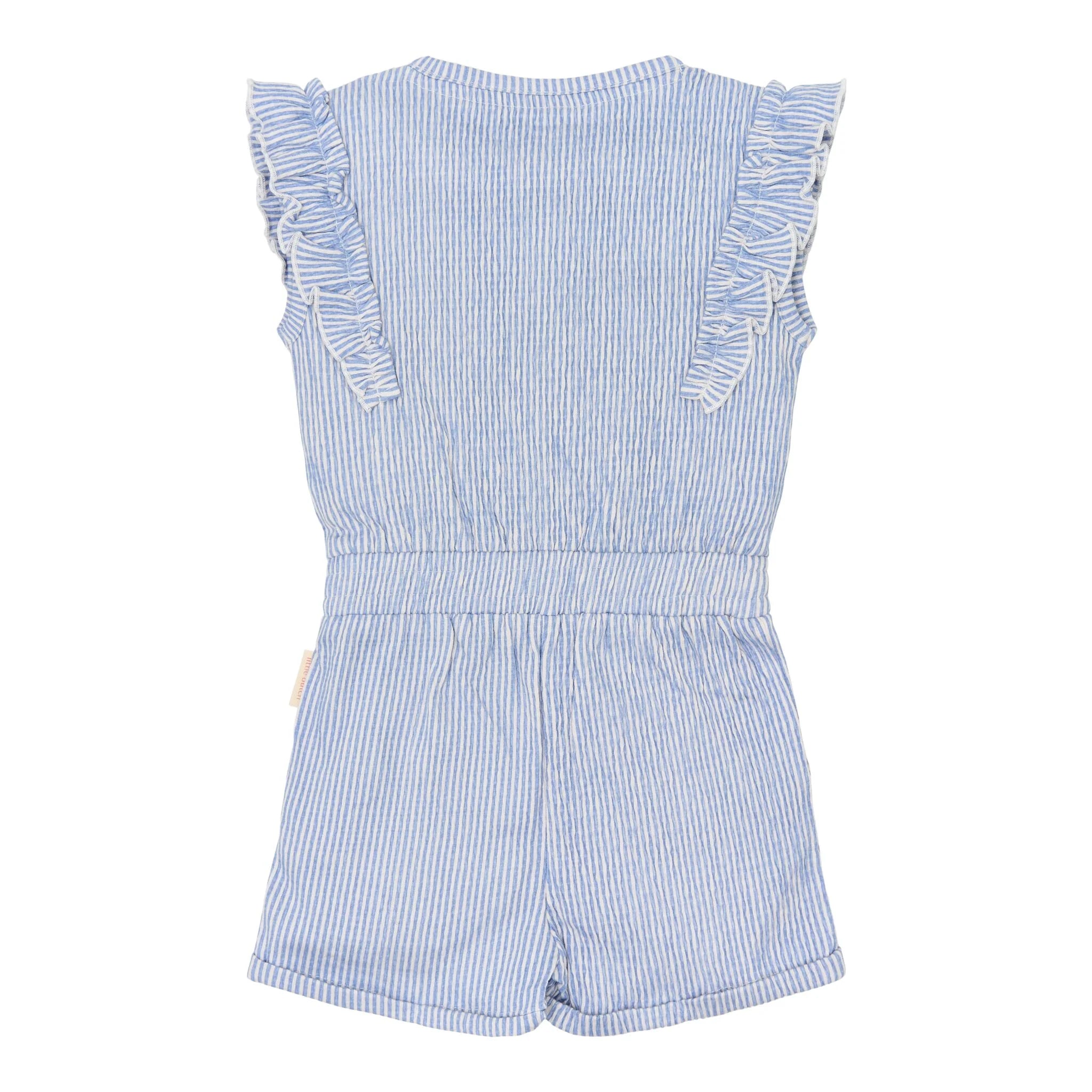 Salopette Denim Blue Stripe - Little Dutch