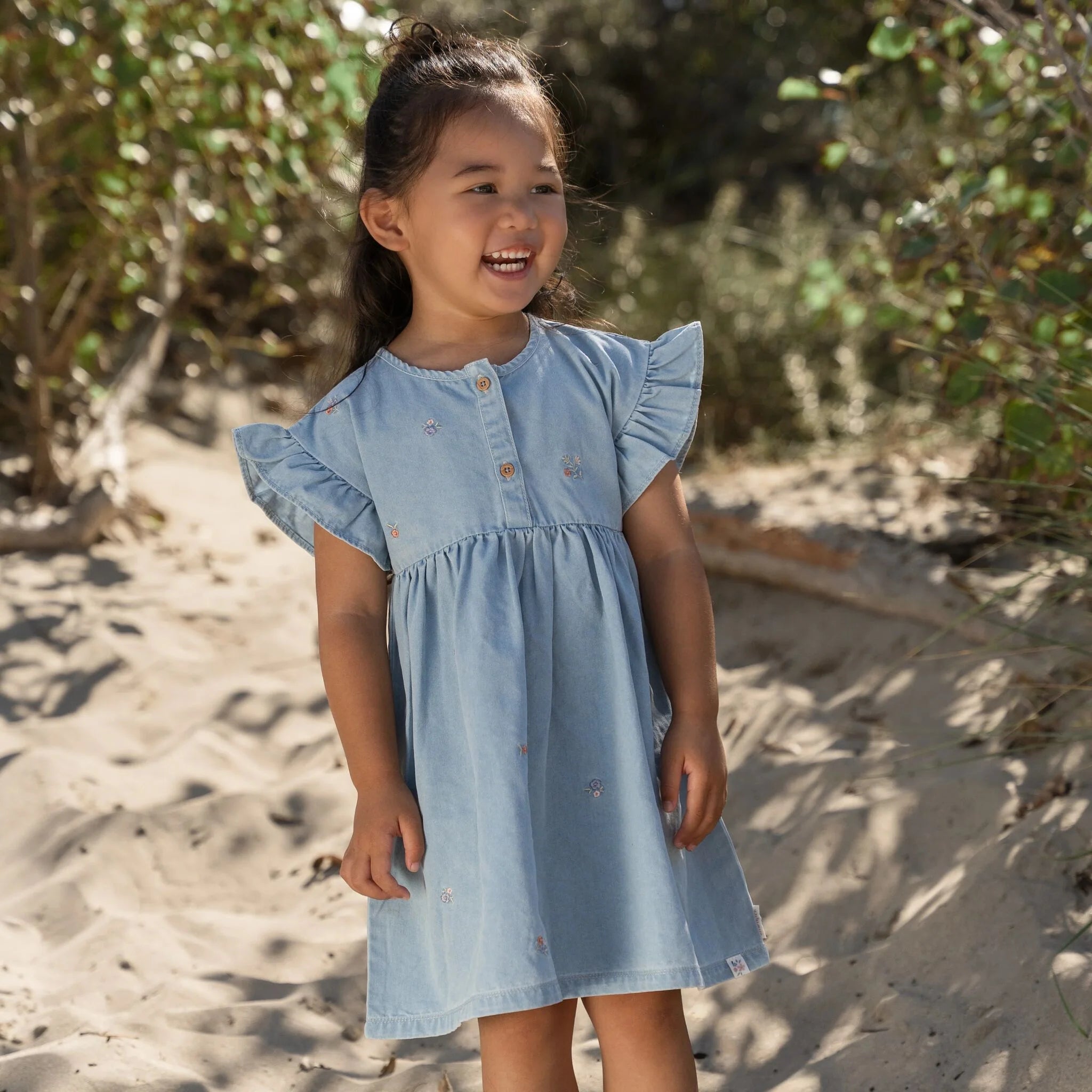 Abito Denim - Little Dutch