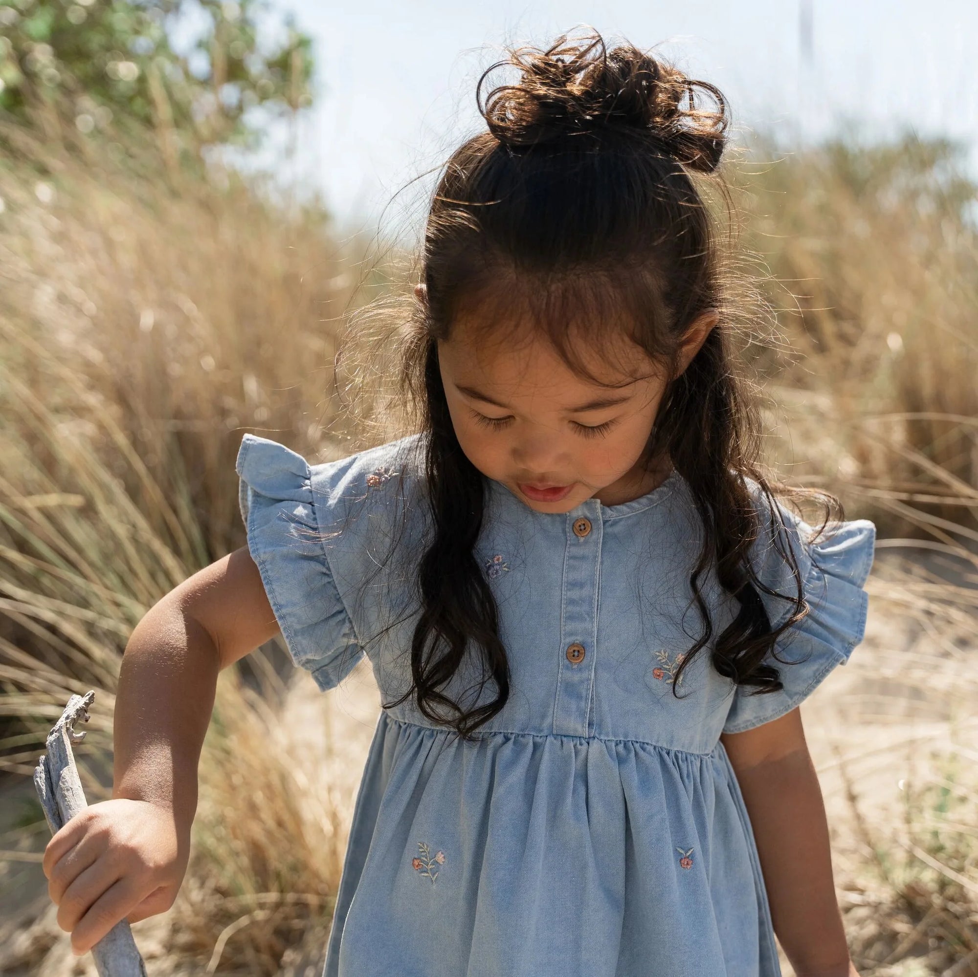 Abito Denim - Little Dutch
