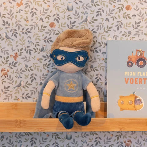 Bambola Peluche Jim Supereroe - Little Dutch