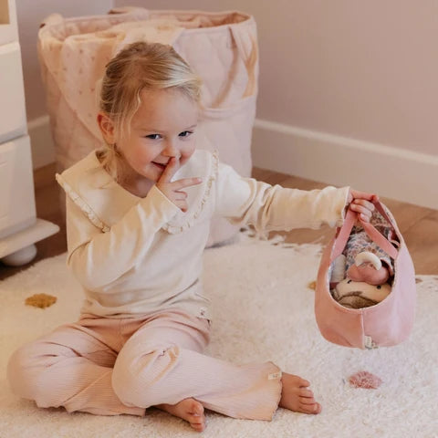 Bambola peluche con culletta - Little Dutch
