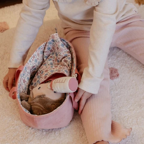 Bambola peluche con culletta - Little Dutch