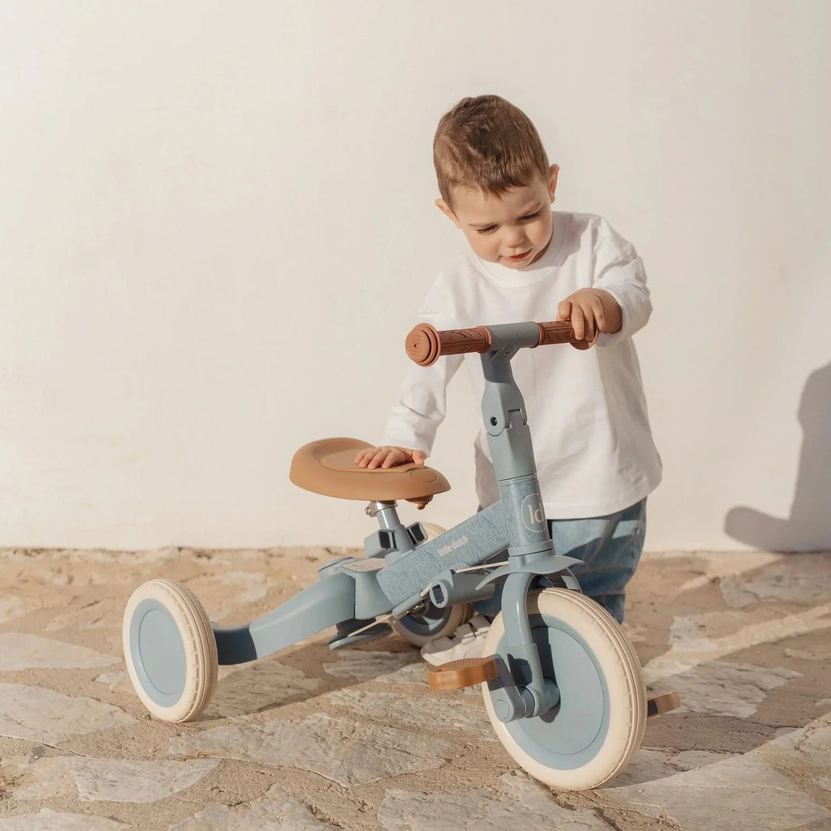 Triciclo 4in1 Celeste - Little Dutch