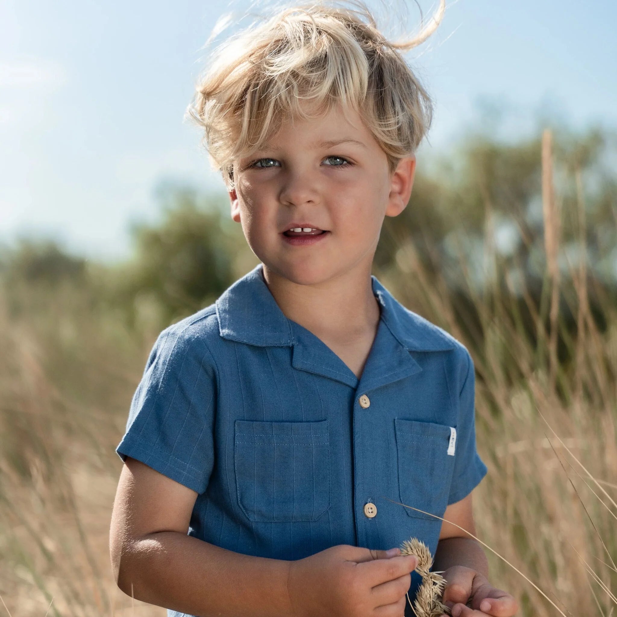 Camicia Indigo - Little Dutch