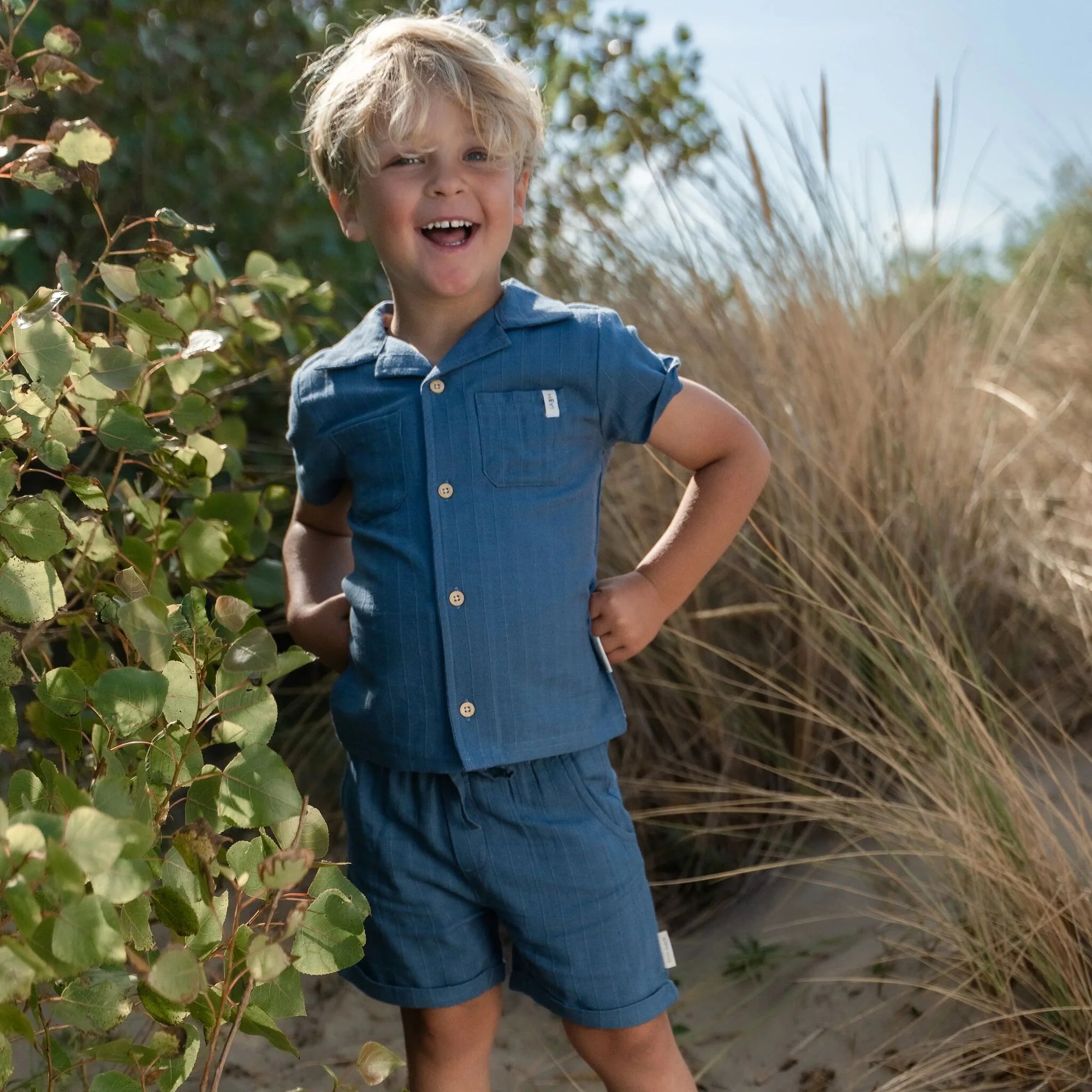 Camicia Indigo - Little Dutch