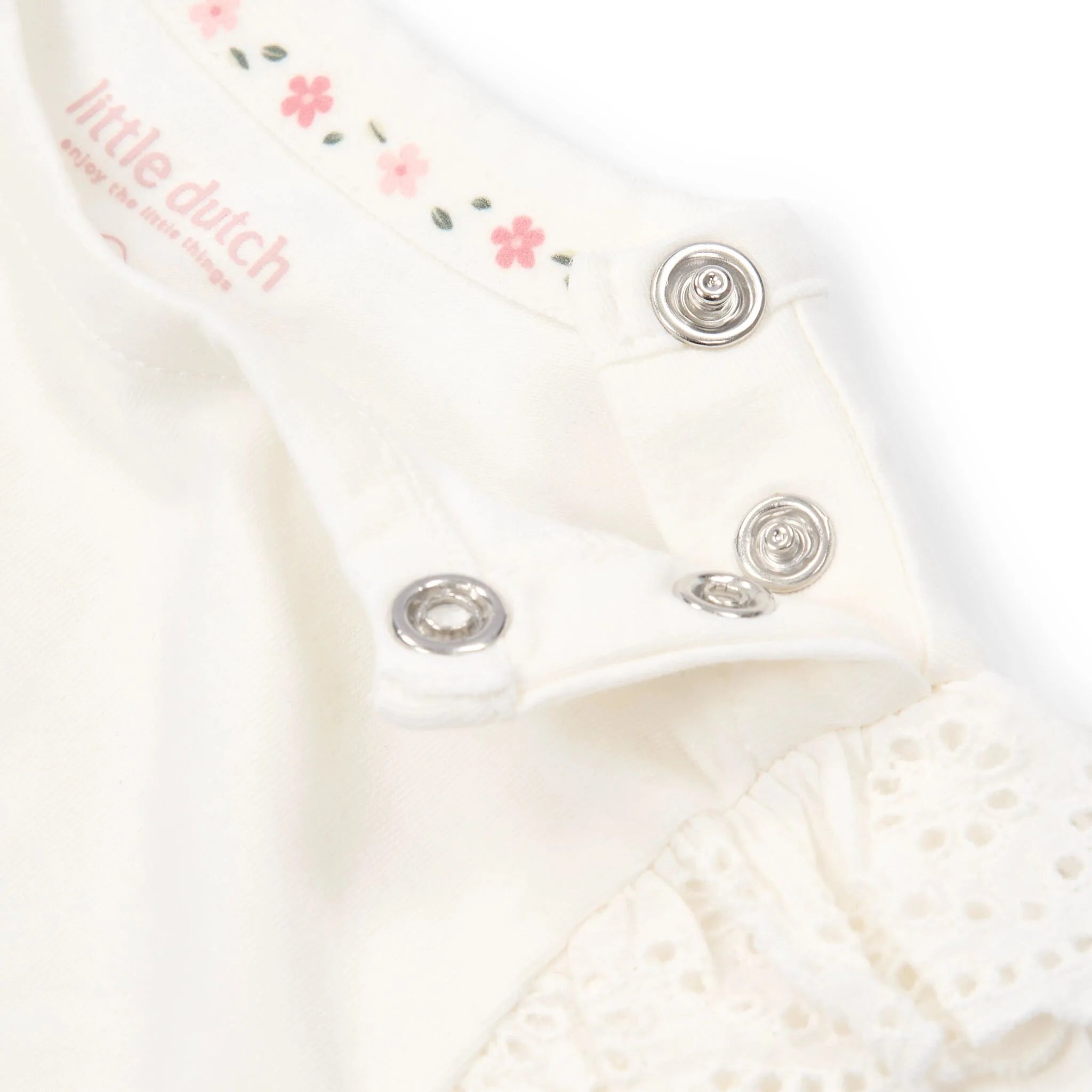 T-shirt maniche corte White Garden - Little Dutch