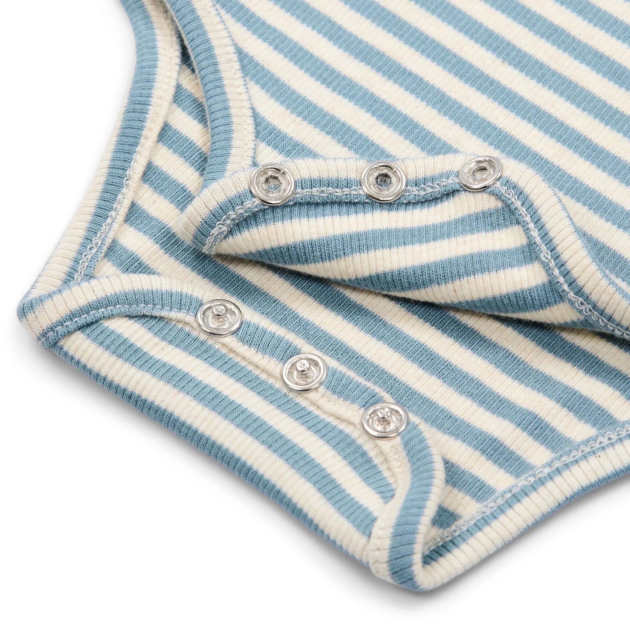 Body manica corta Stone Blue Stripe - Little Dutch