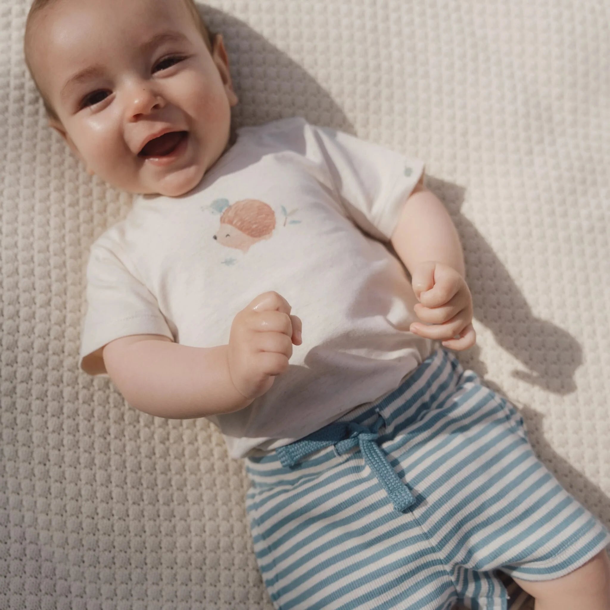 Pantaloncino Stone Blue Stripe - Little Dutch