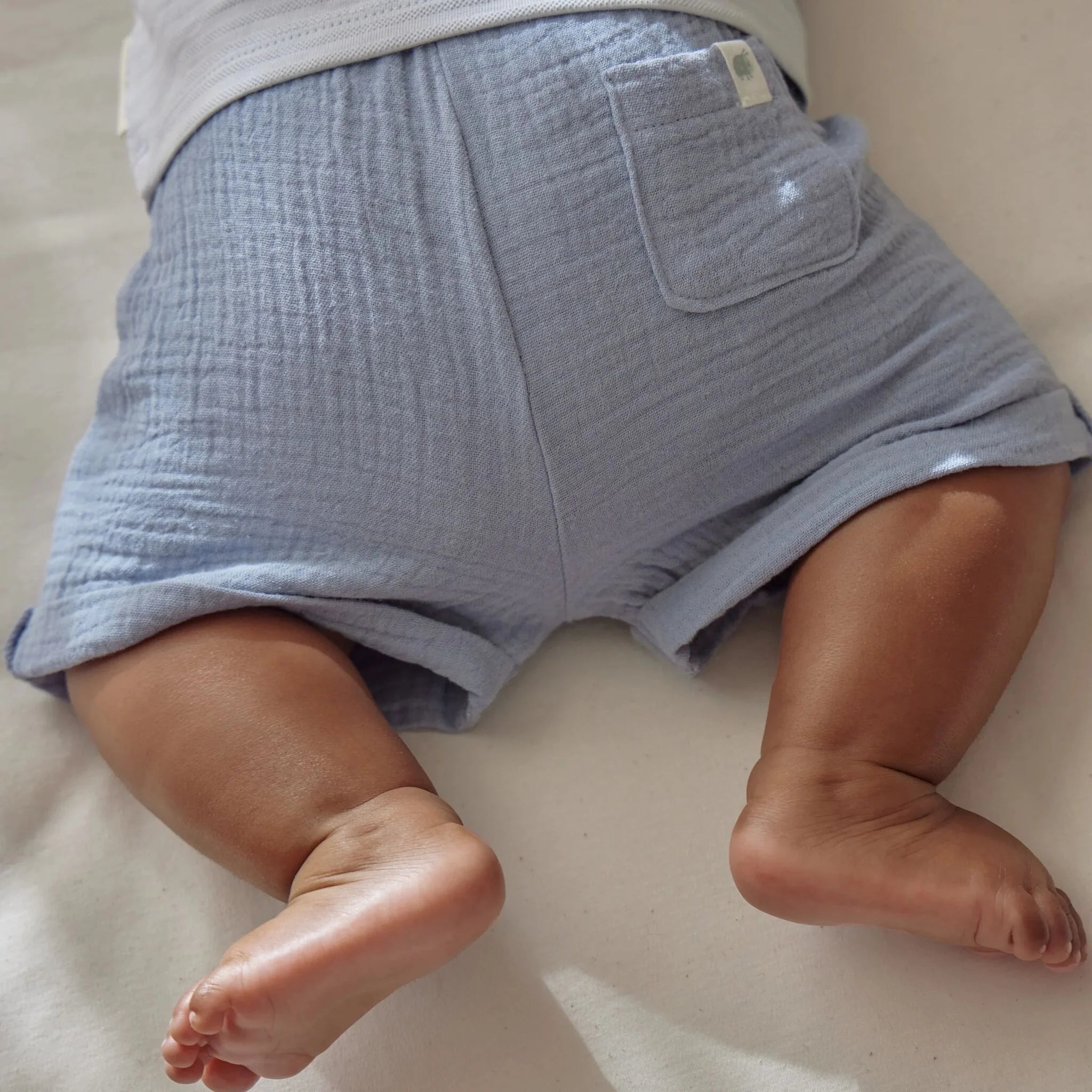 Pantaloncino Stone Blue - Little Dutch
