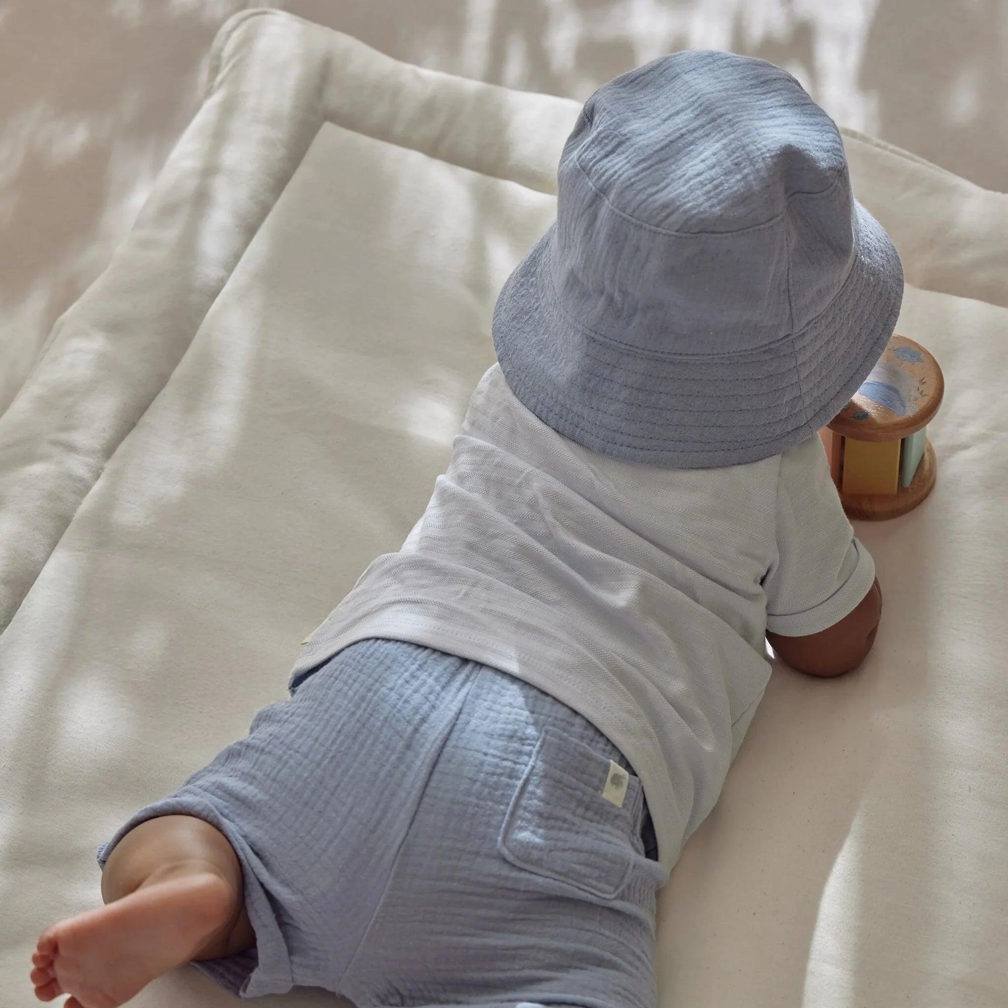 Cappello Stone Blue - Little Dutch