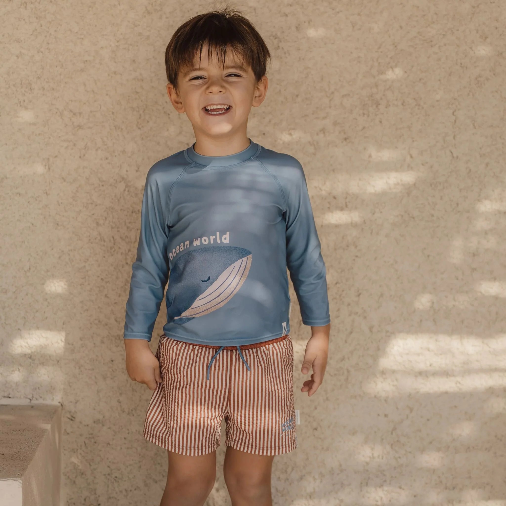 T-Shirt da bagno Ocean Blue - Little Dutch