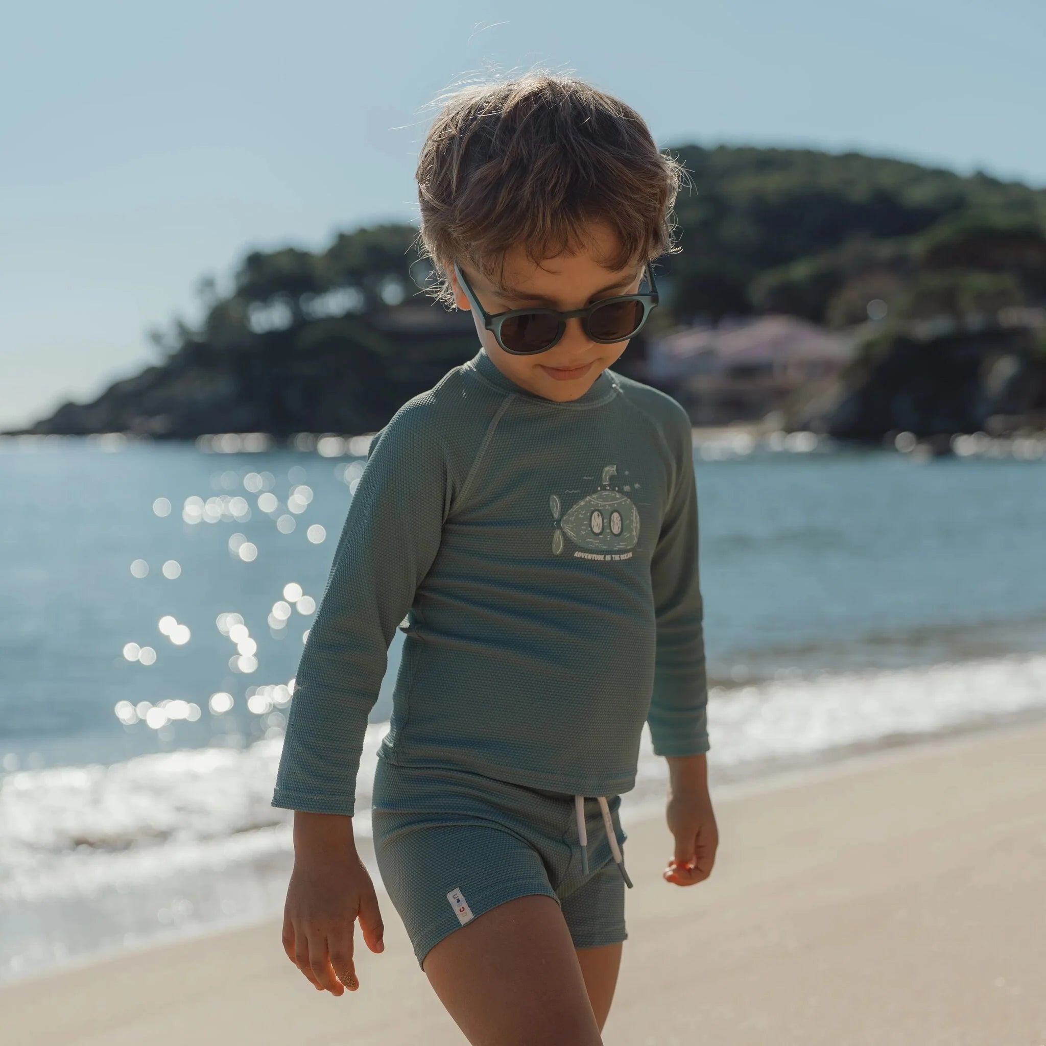 T-Shirt da bagno Ocean Green - Little Dutch