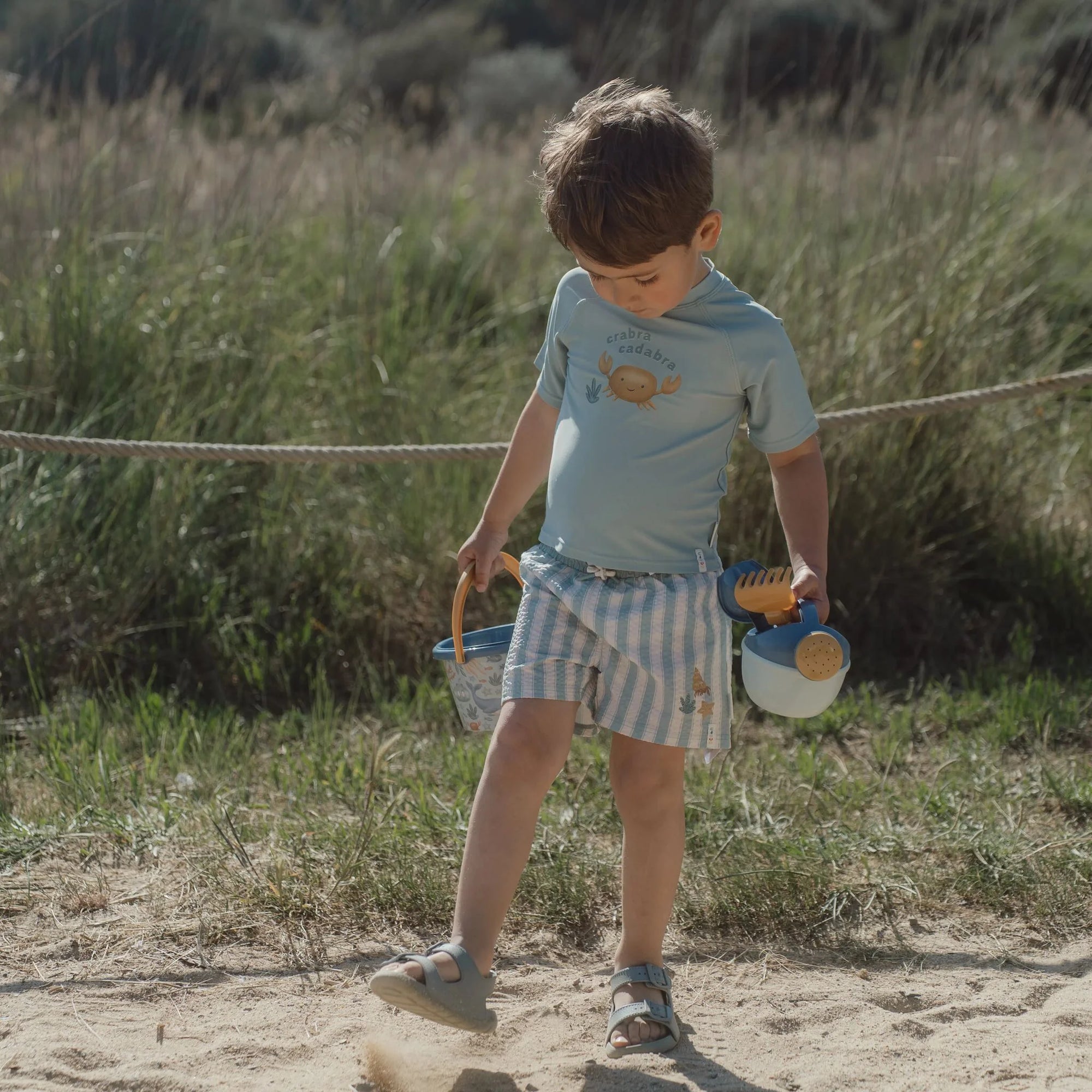 T-Shirt da bagno Ocean Blue - Little Dutch