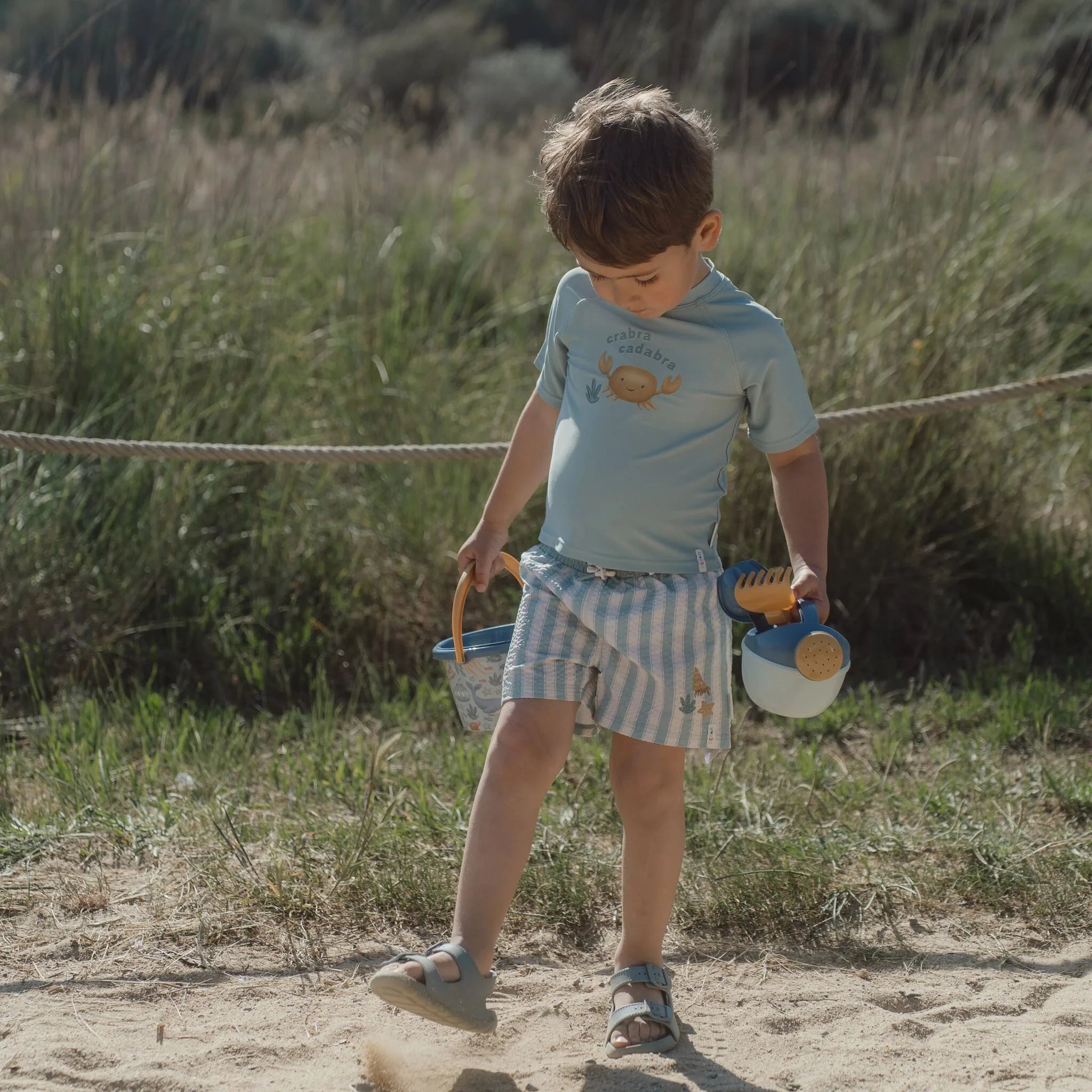 T-Shirt da bagno Ocean Blue - Little Dutch