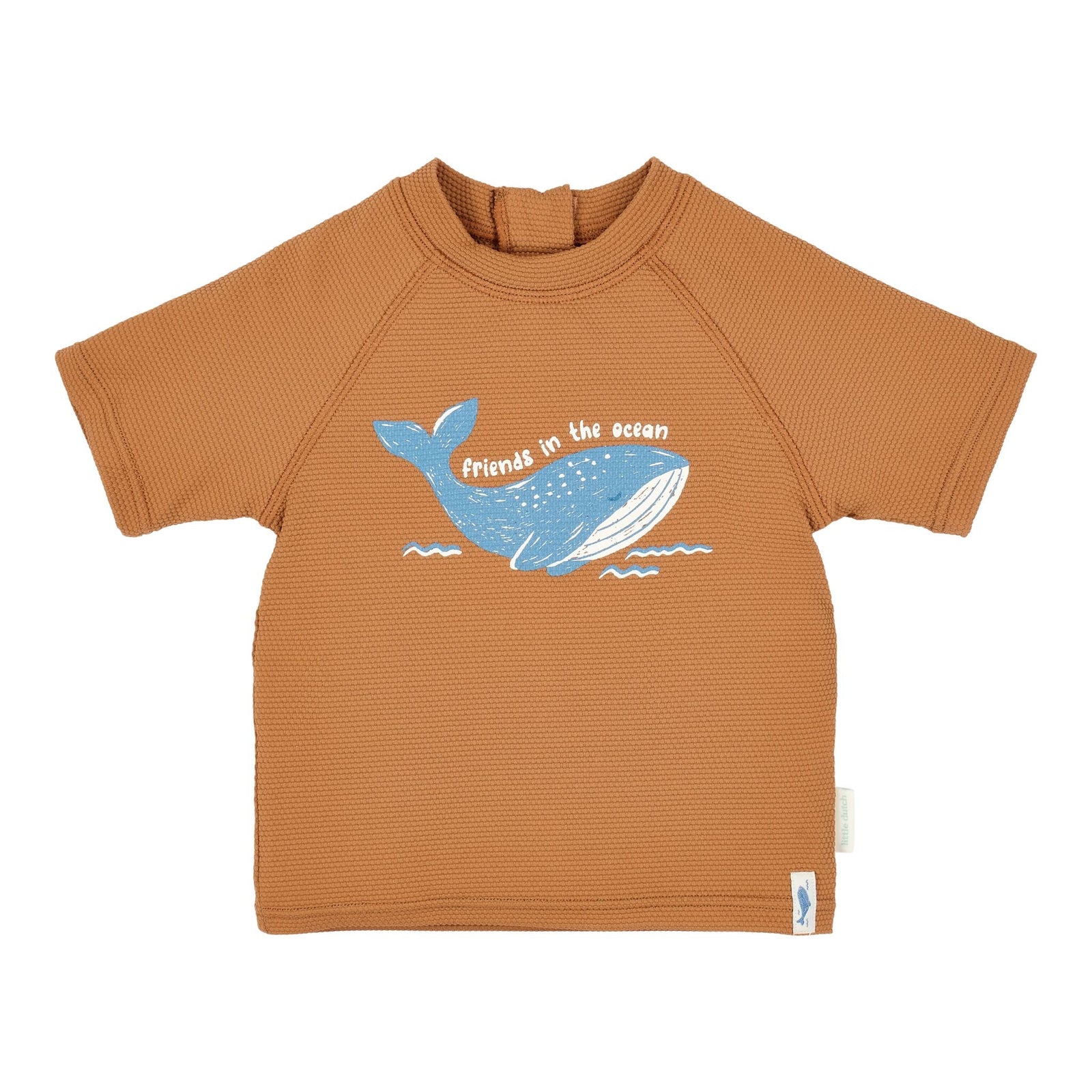T-Shirt da bagno Ocean Brown - Little Dutch