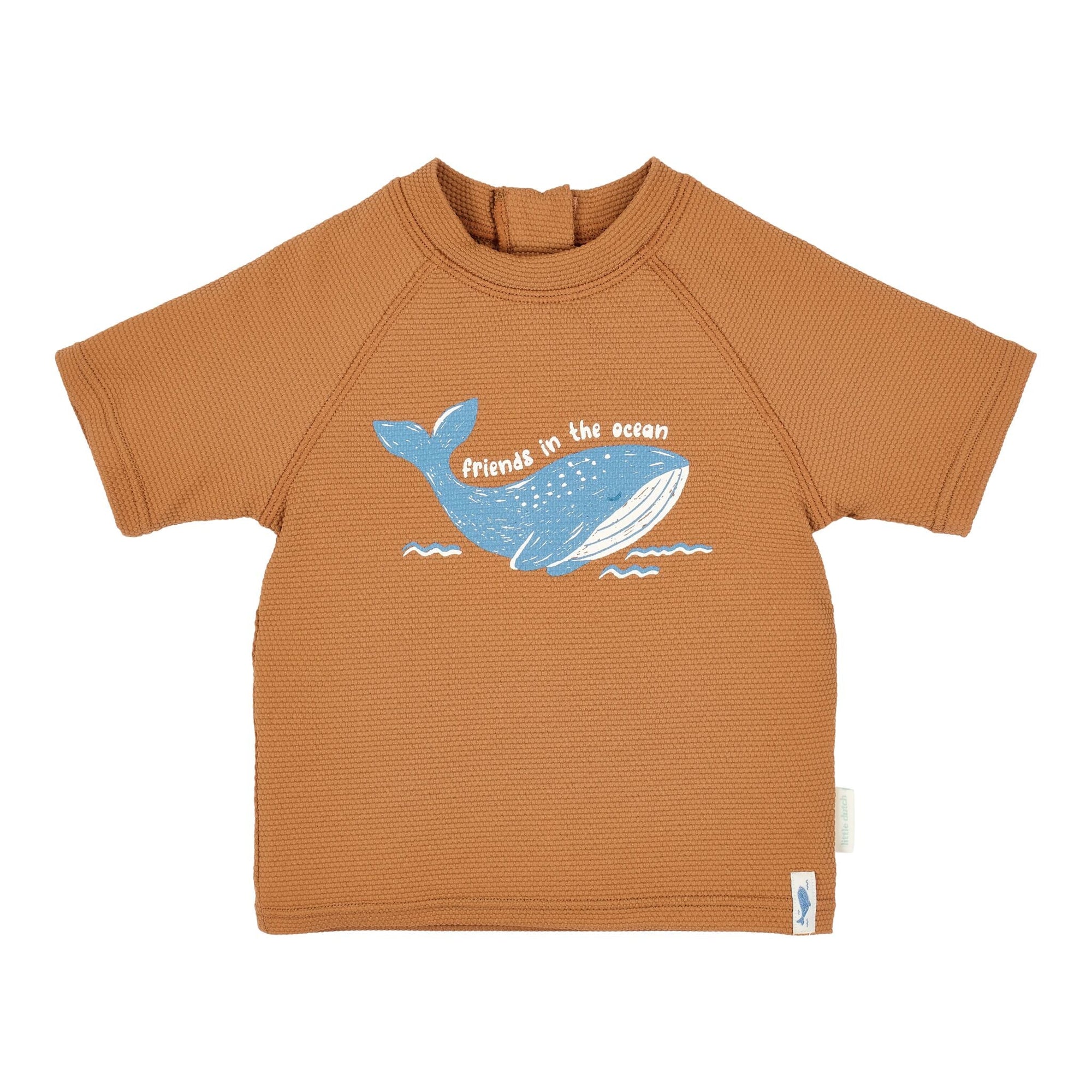 T-Shirt da bagno Ocean Brown - Little Dutch