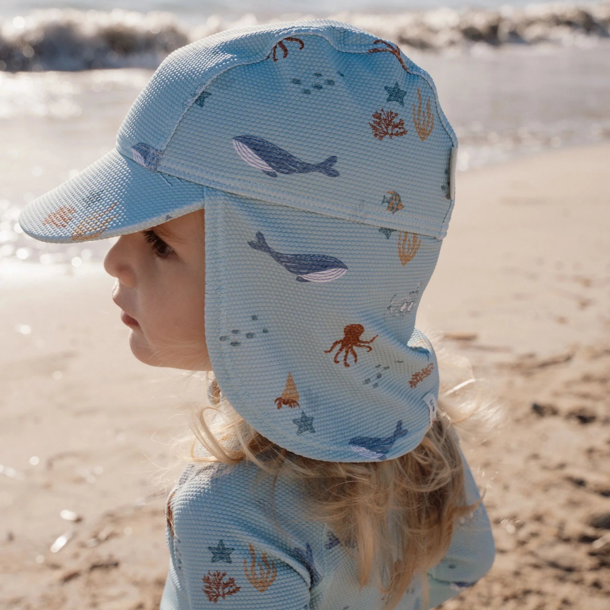 Cappellino da spiaggia Ocean Friends - Little Dutch