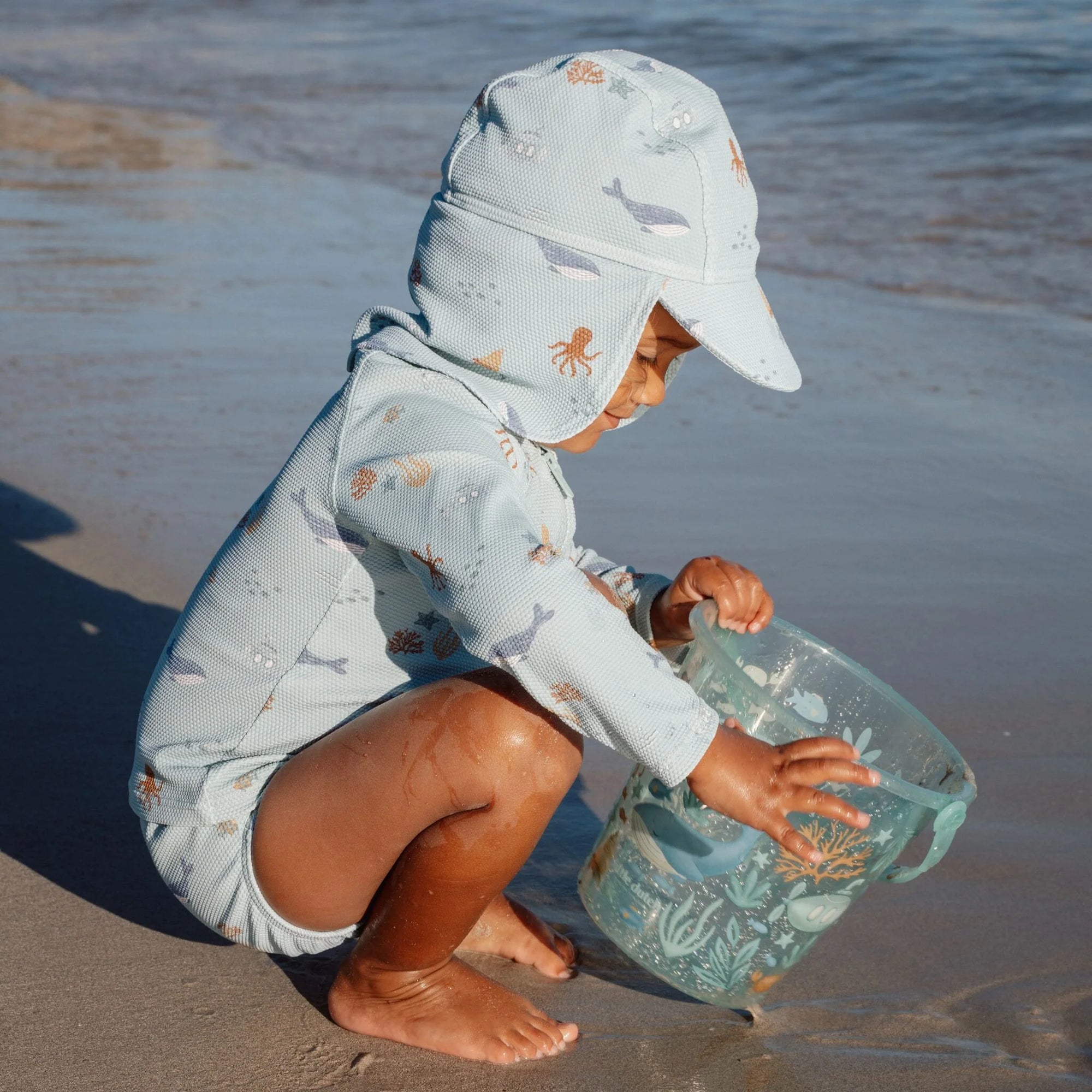 Cappellino da spiaggia Ocean Friends - Little Dutch