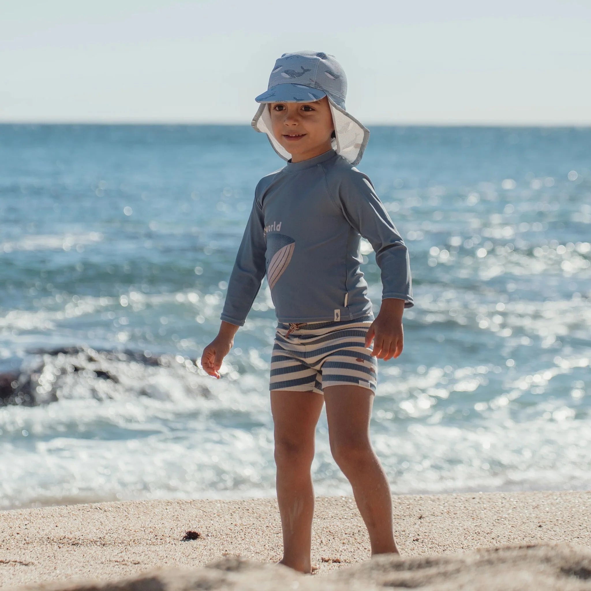 Cappellino da spiaggia Ocean Splash - Little Dutch