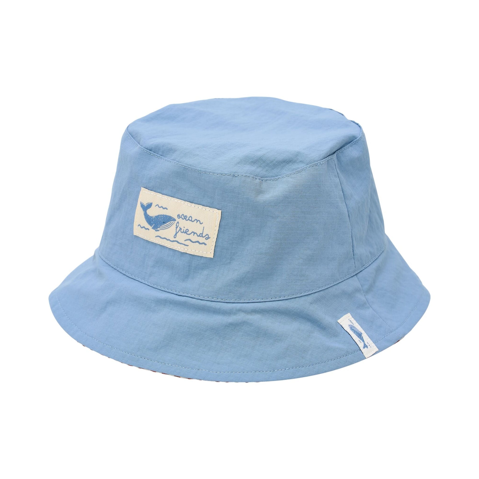 Cappello da spiaggia reversibile Ocean Blue - Little Dutch