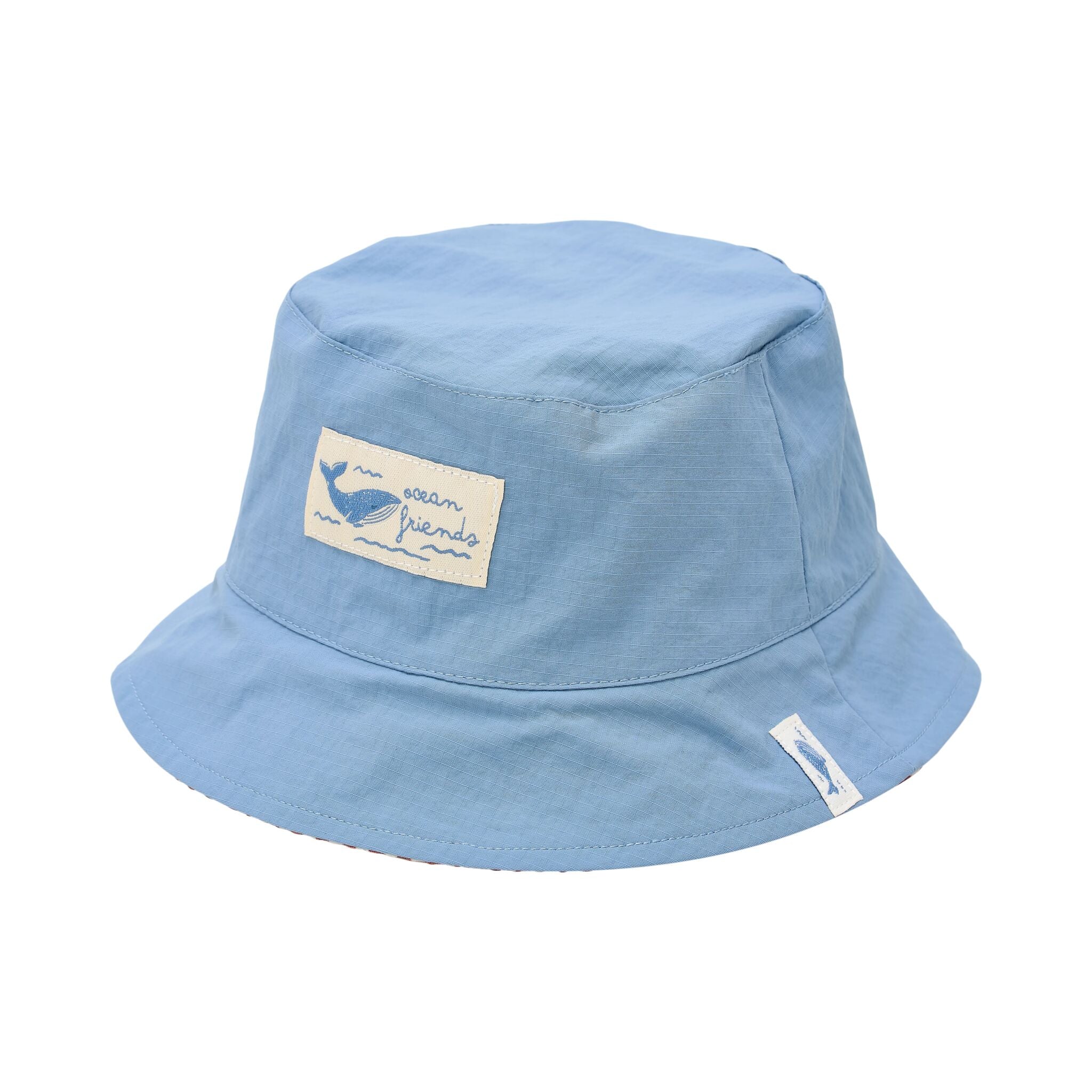 Cappello da spiaggia reversibile Ocean Blue - Little Dutch