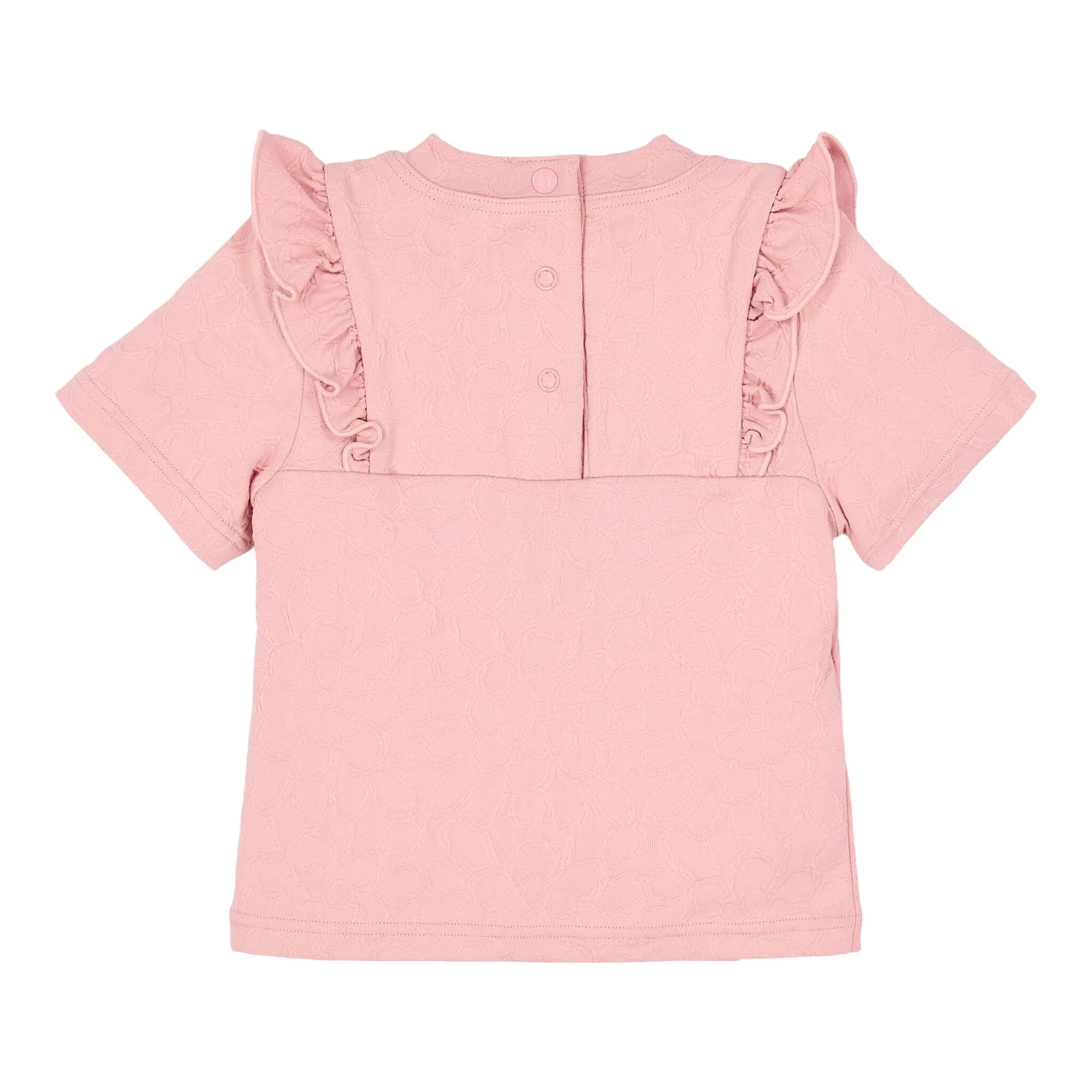 Maglietta da bagno a maniche corte Pink Rose - Little Dutch