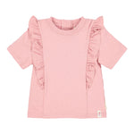 Maglietta da bagno a maniche corte Pink Rose - Little Dutch