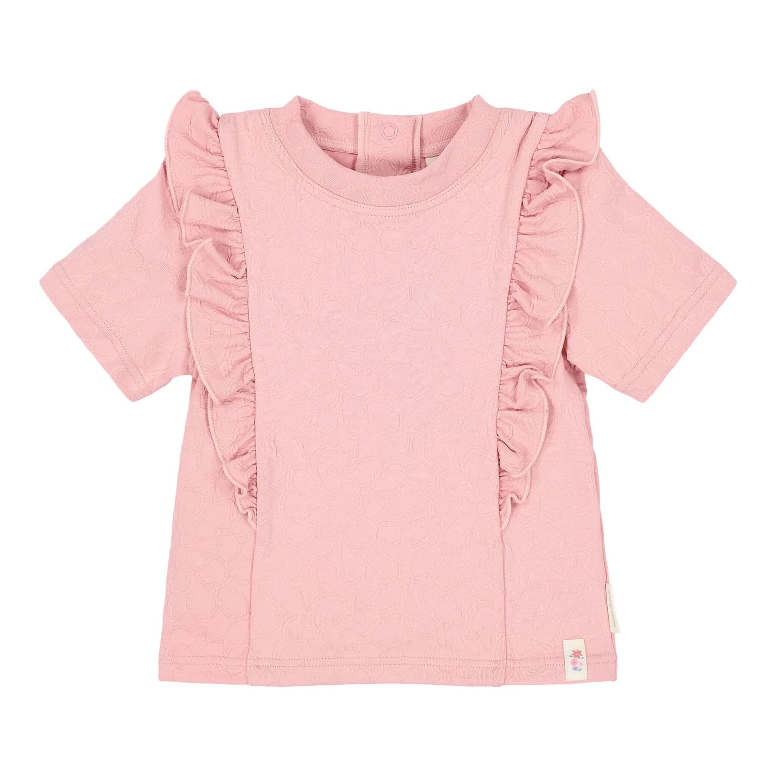 Maglietta da bagno a maniche corte Pink Rose - Little Dutch