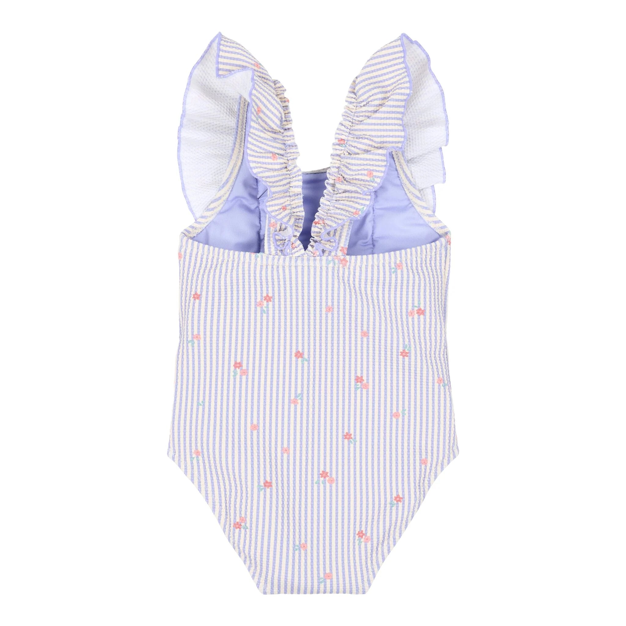 Costume intero Ruffles Dreamy Stripes - Little Dutch