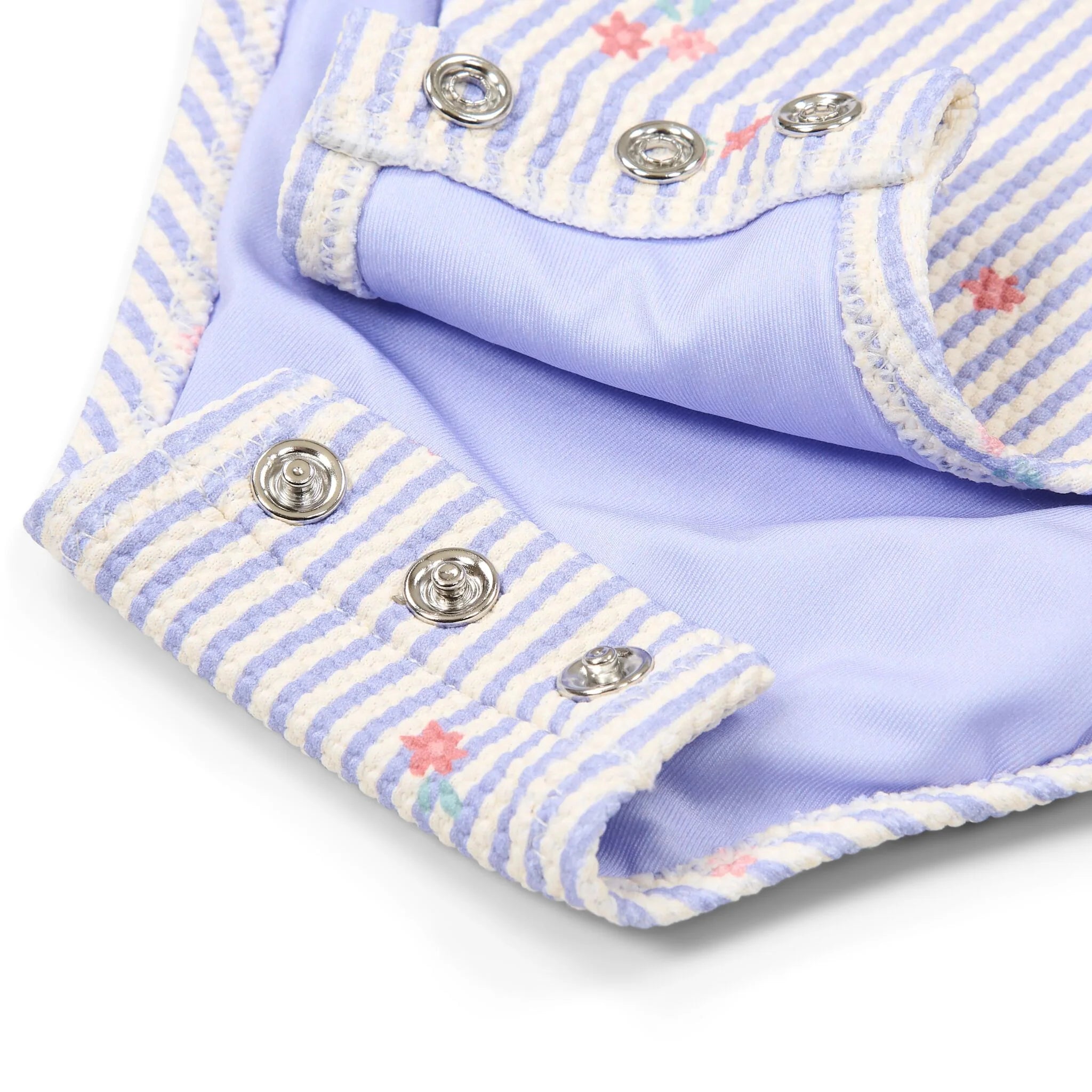 Costume intero Ruffles Dreamy Stripes - Little Dutch