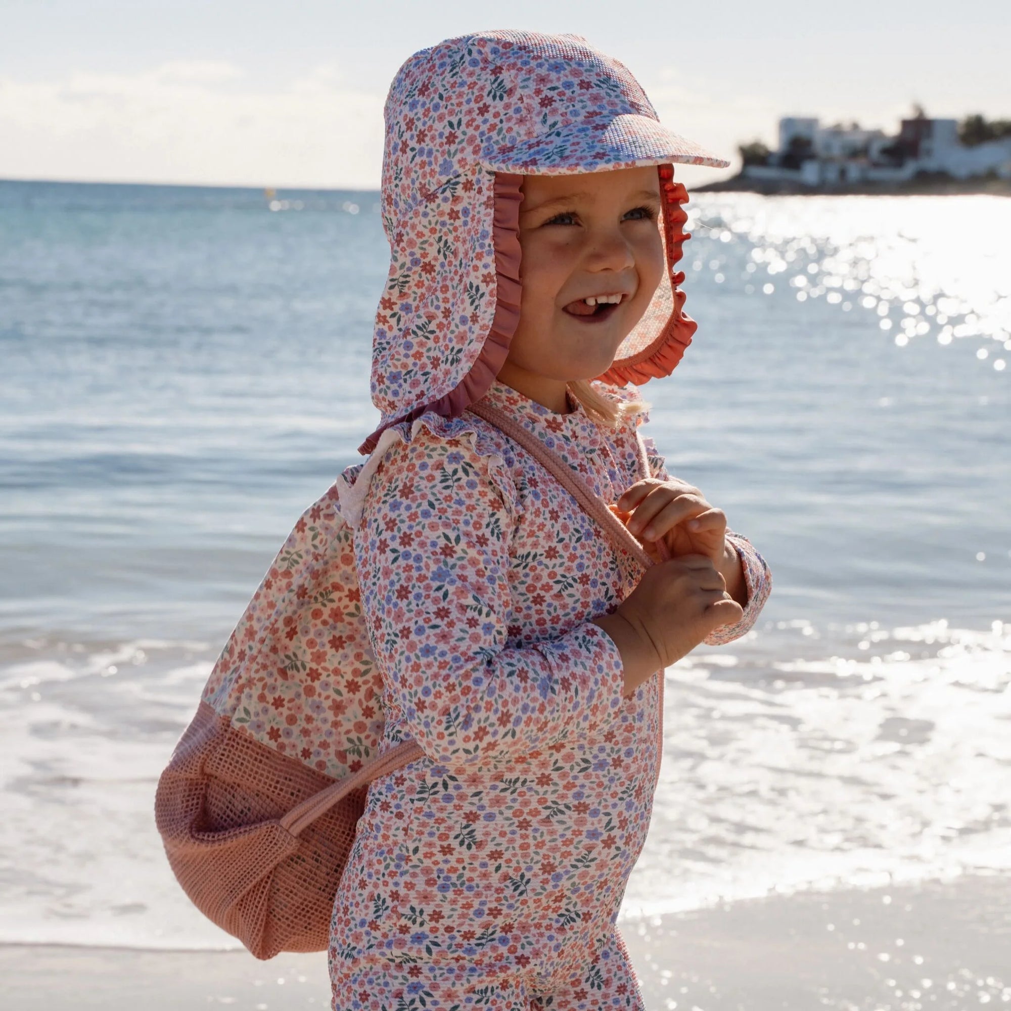 Cappellino da spiaggia Dreamy Flowerfield - Little Dutch
