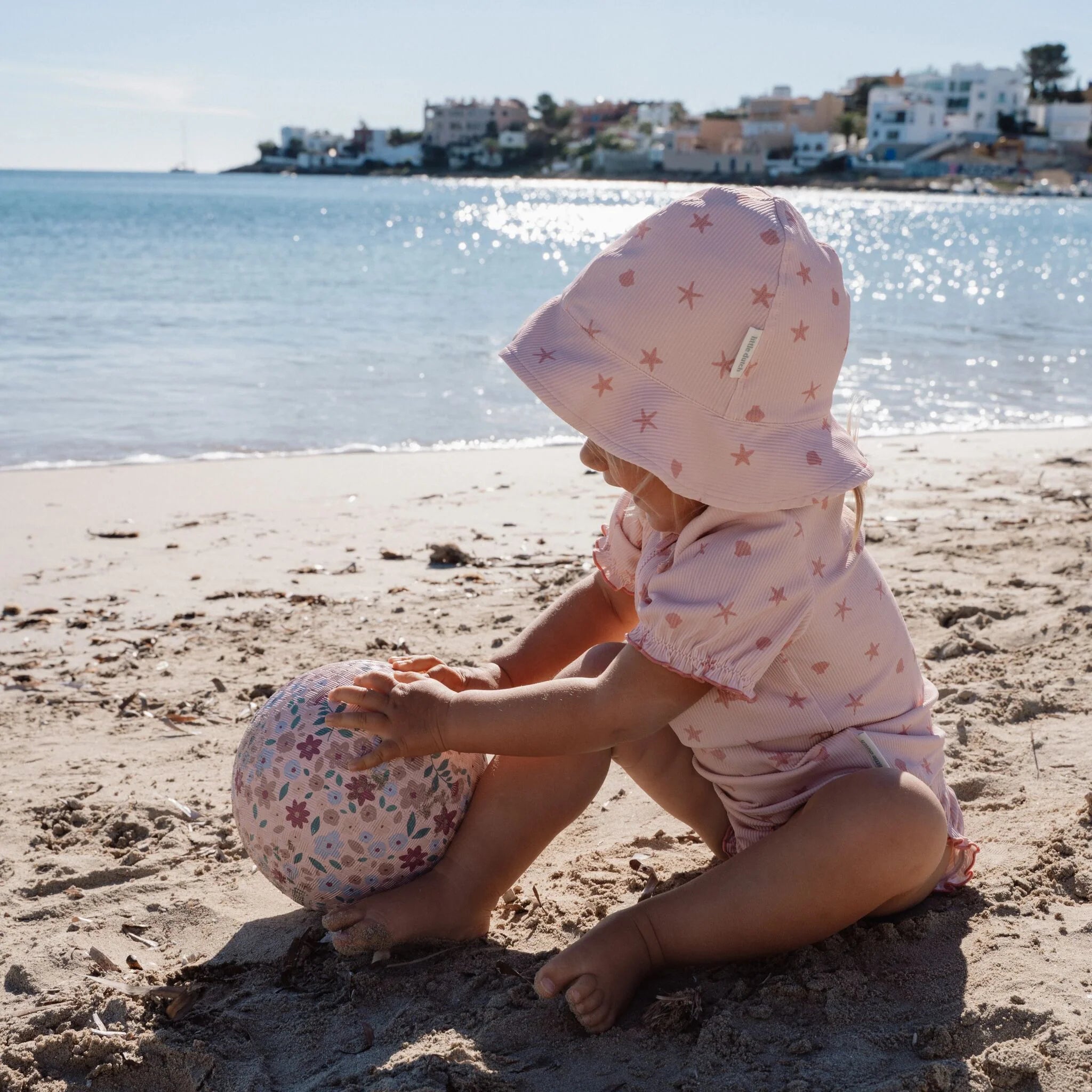 Cappello da spiaggia Dreamy Seashells - Little Dutch