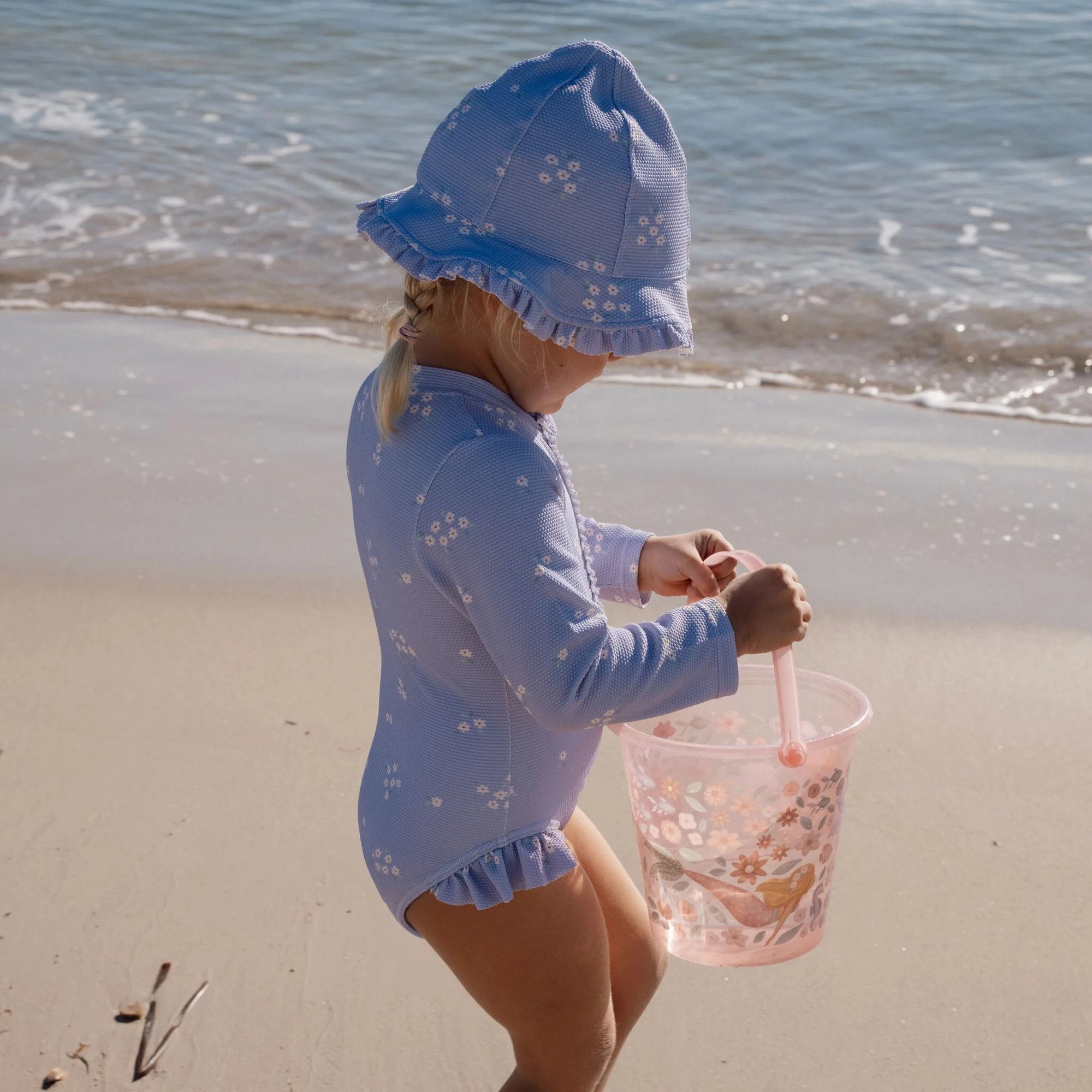 Cappello da spiaggia Dreamy Lavander - Little Dutch