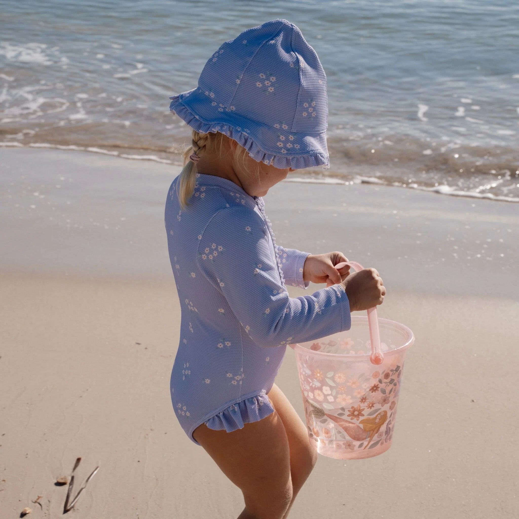 Cappello da spiaggia Dreamy Lavander - Little Dutch