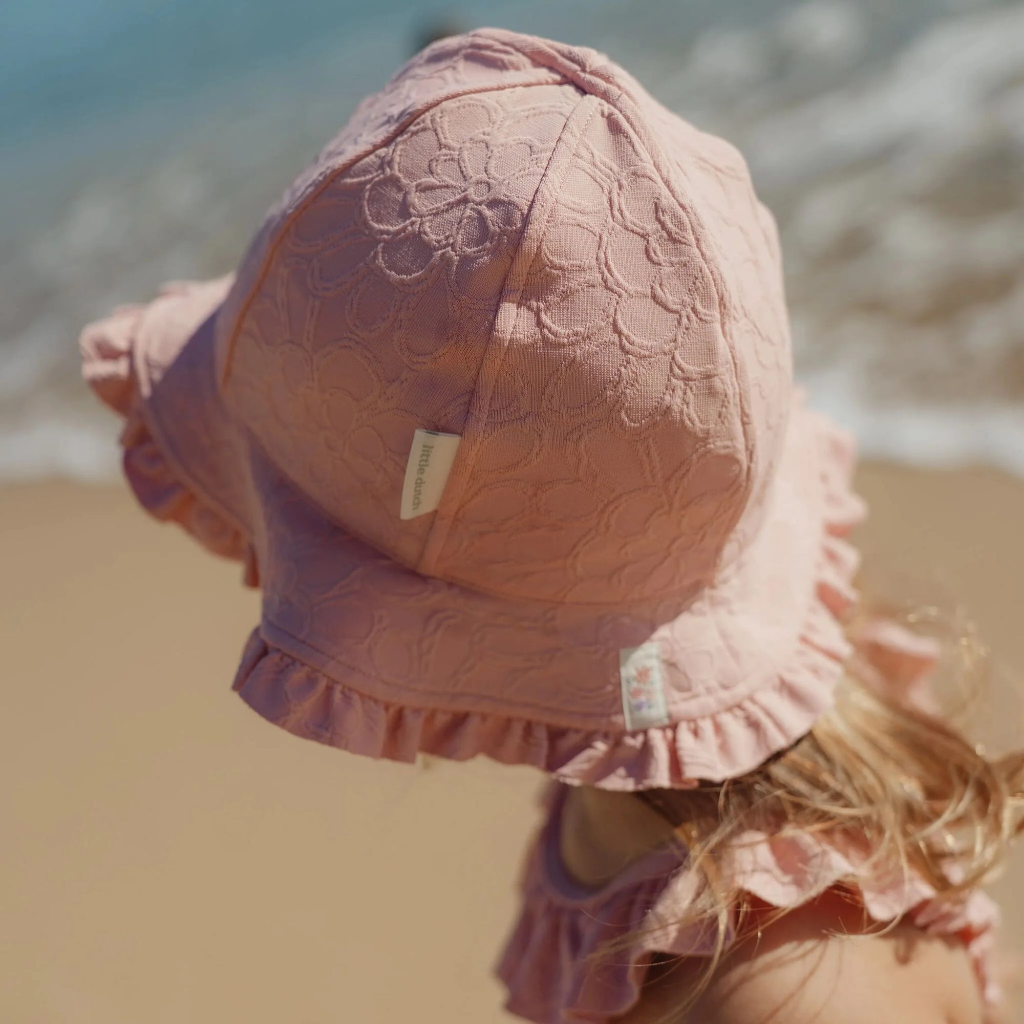 Cappello da spiaggia Pink Rose - Little Dutch
