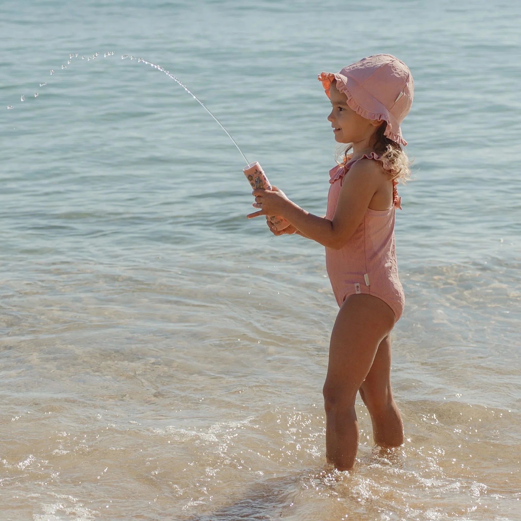 Cappello da spiaggia Pink Rose - Little Dutch