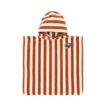 Poncho Ocean World Brown Stripe - Little Dutch
