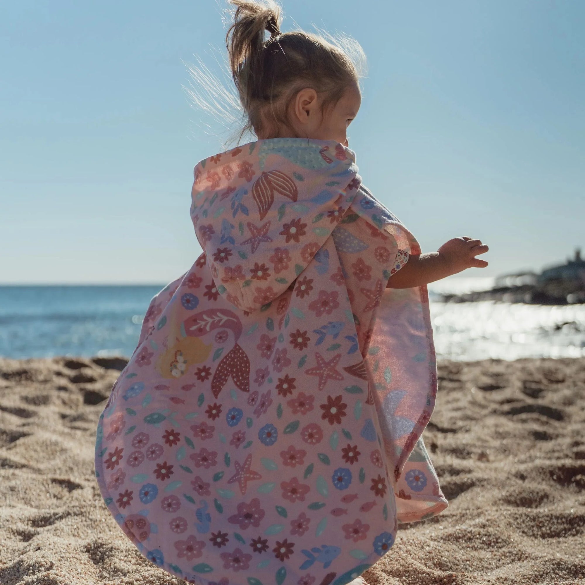 Poncho Dreamy Mermaid Multicolor - Little Dutch