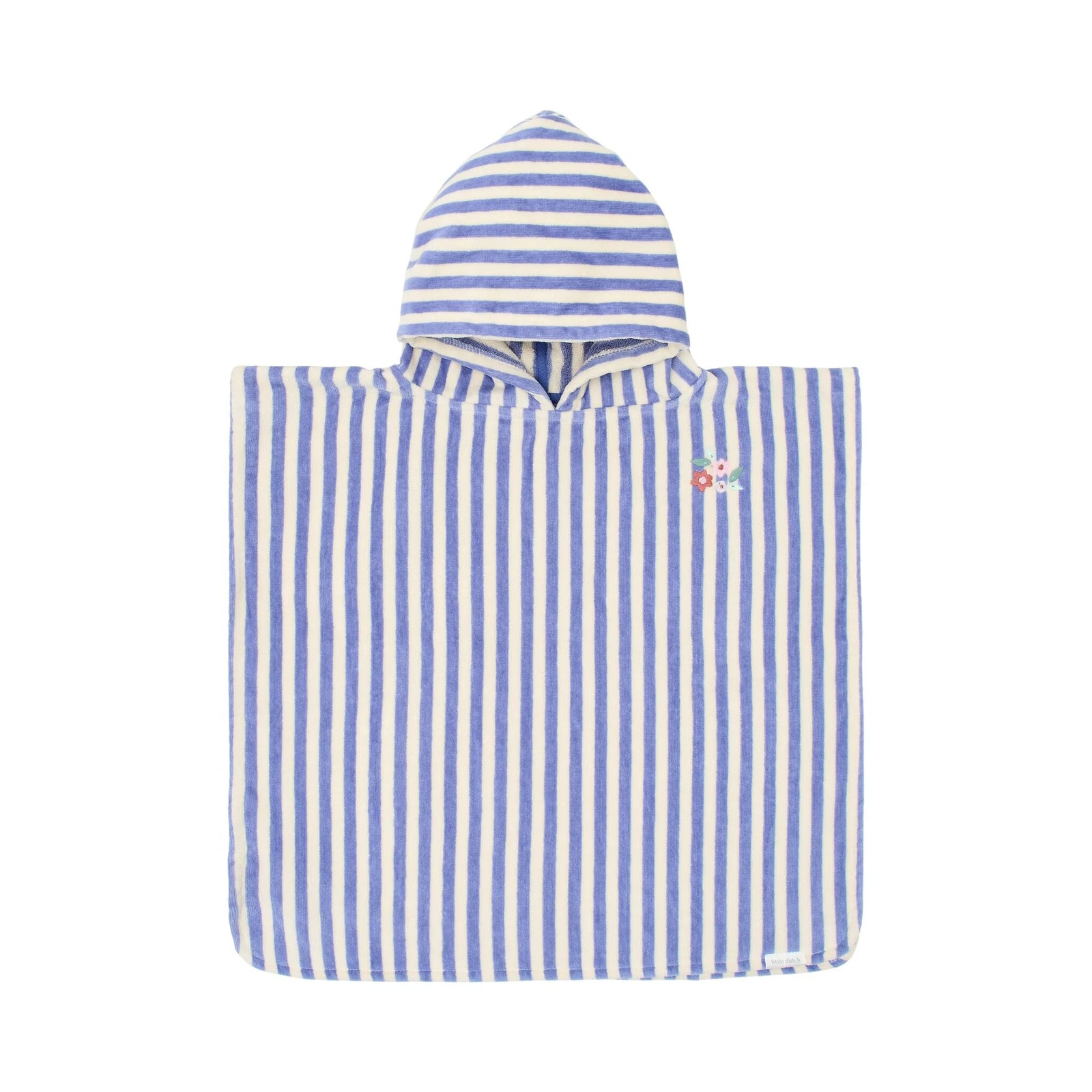 Poncho Dreamy Purple Stripe - Little Dutch