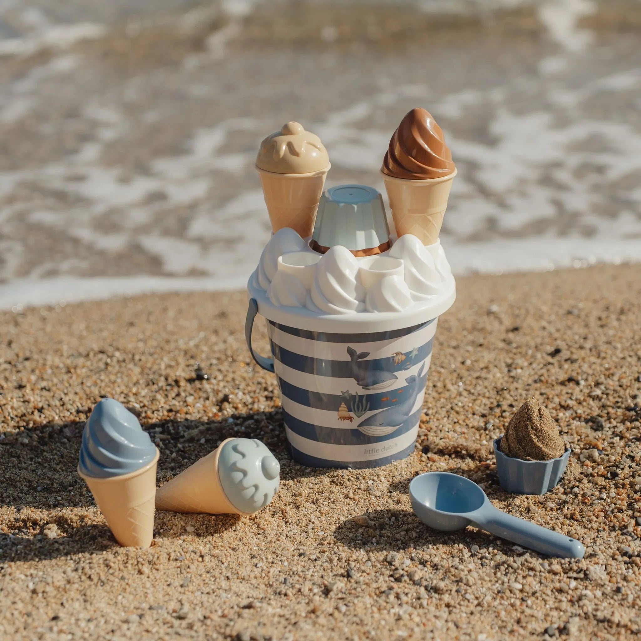 Set gelato da spiaggia Ocean Blue - Little Dutch