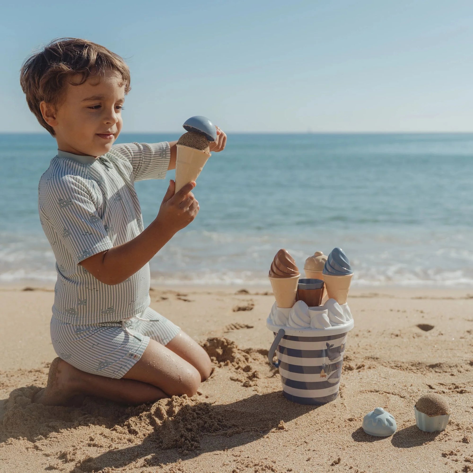Set gelato da spiaggia Ocean Blue - Little Dutch