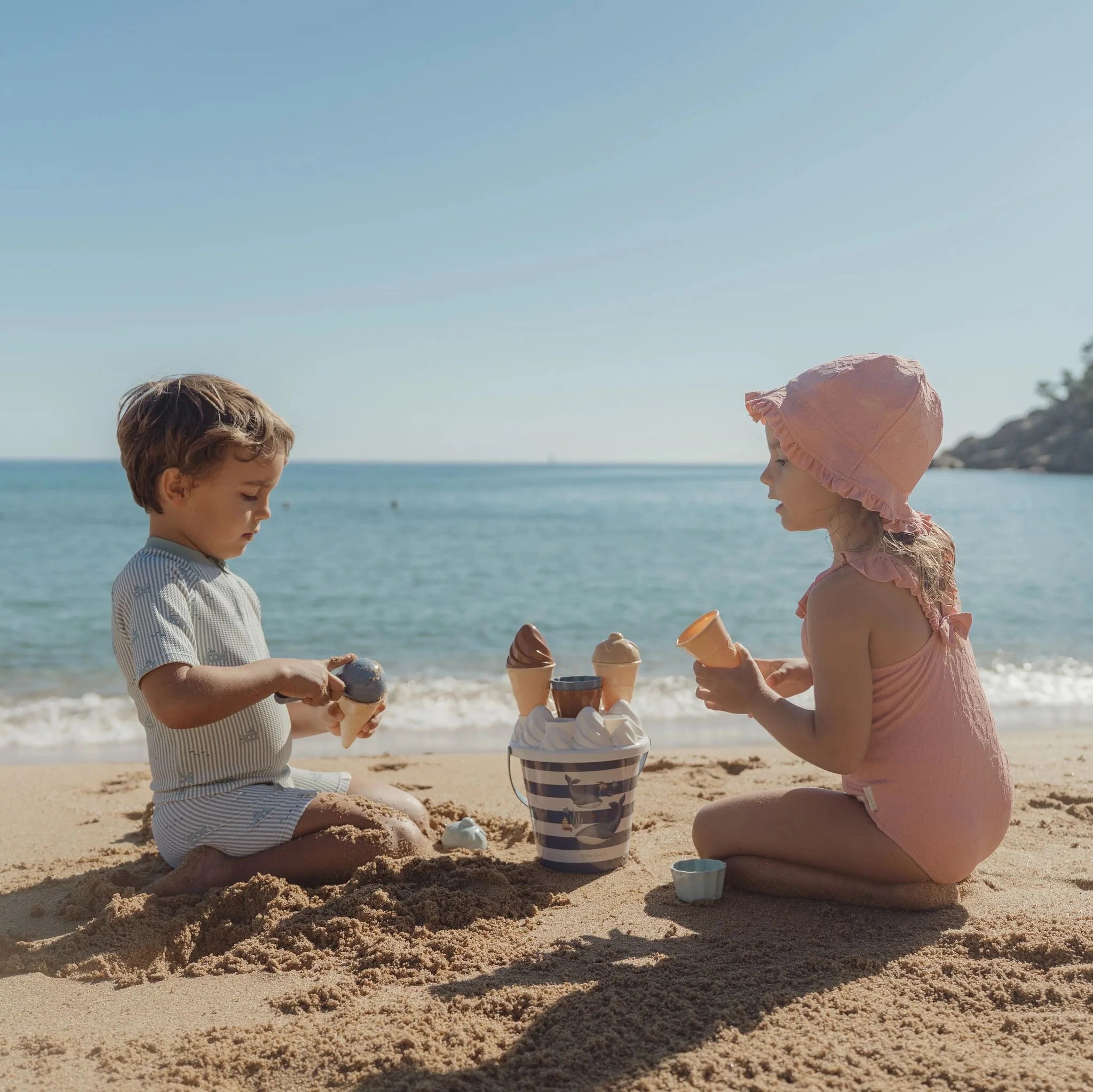Set gelato da spiaggia Ocean Blue - Little Dutch