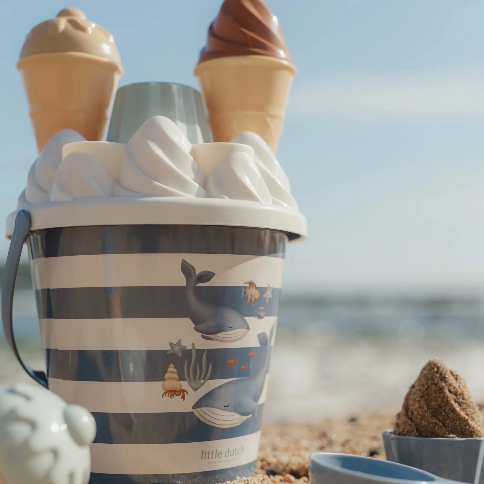 Set gelato da spiaggia Ocean Blue - Little Dutch